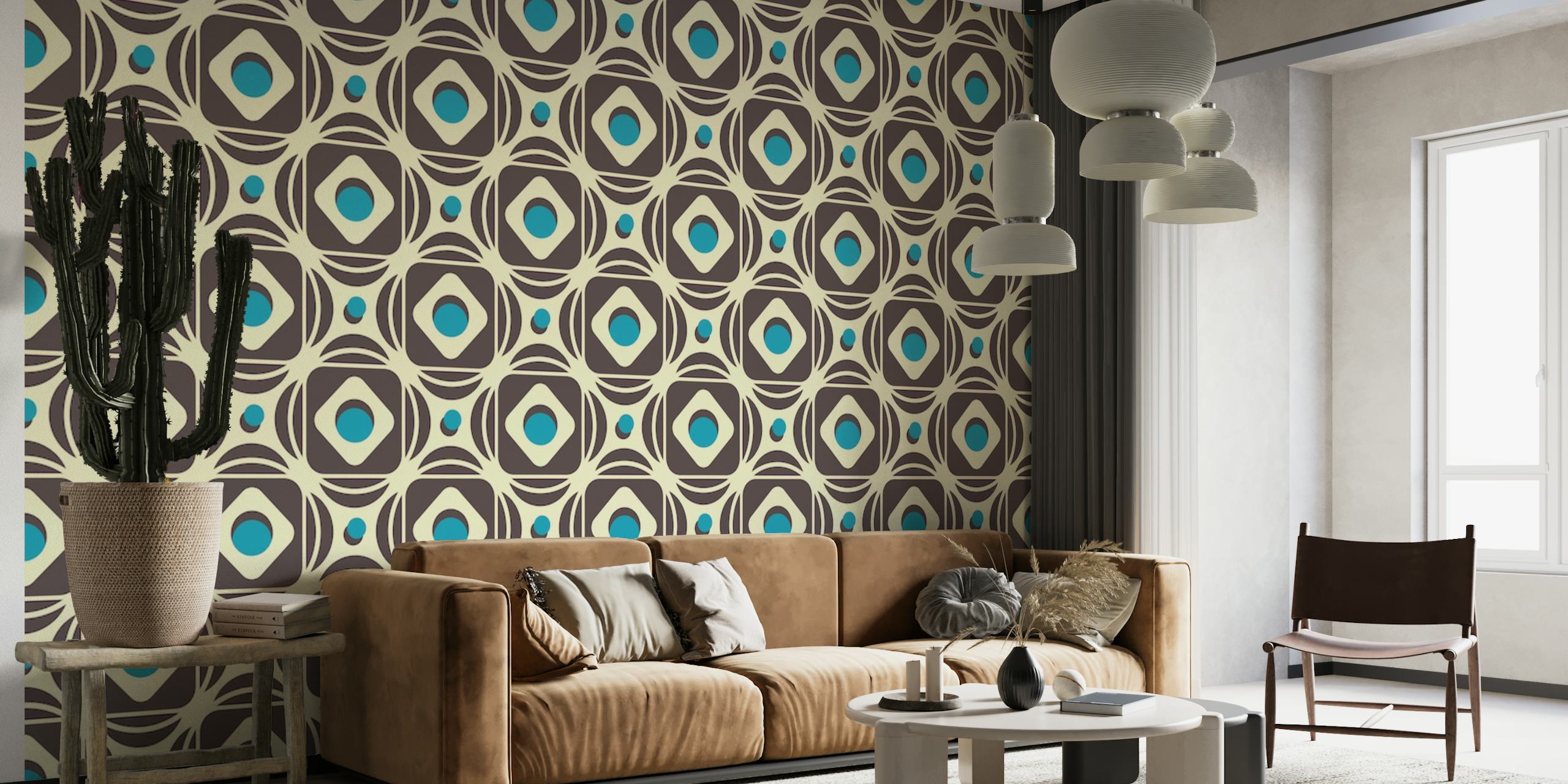 2182 Reto tiles pattern wallpaper