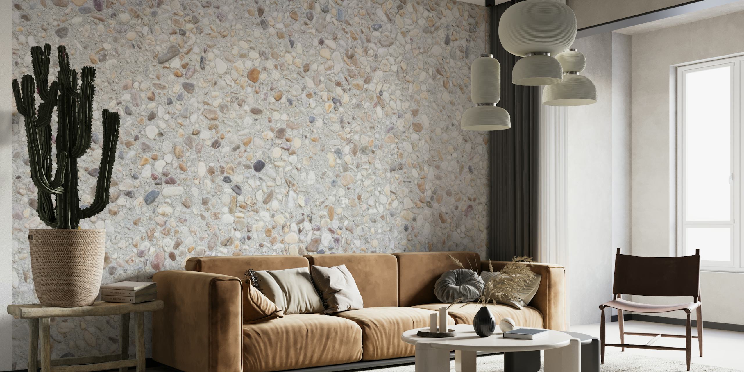 Texture 45 wallpaper in a stylish room