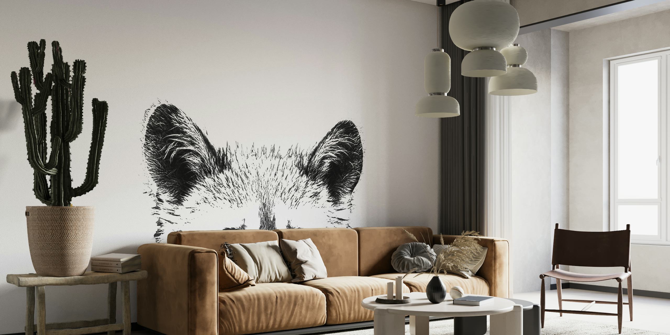 Peekaboo Raccoon papel de parede