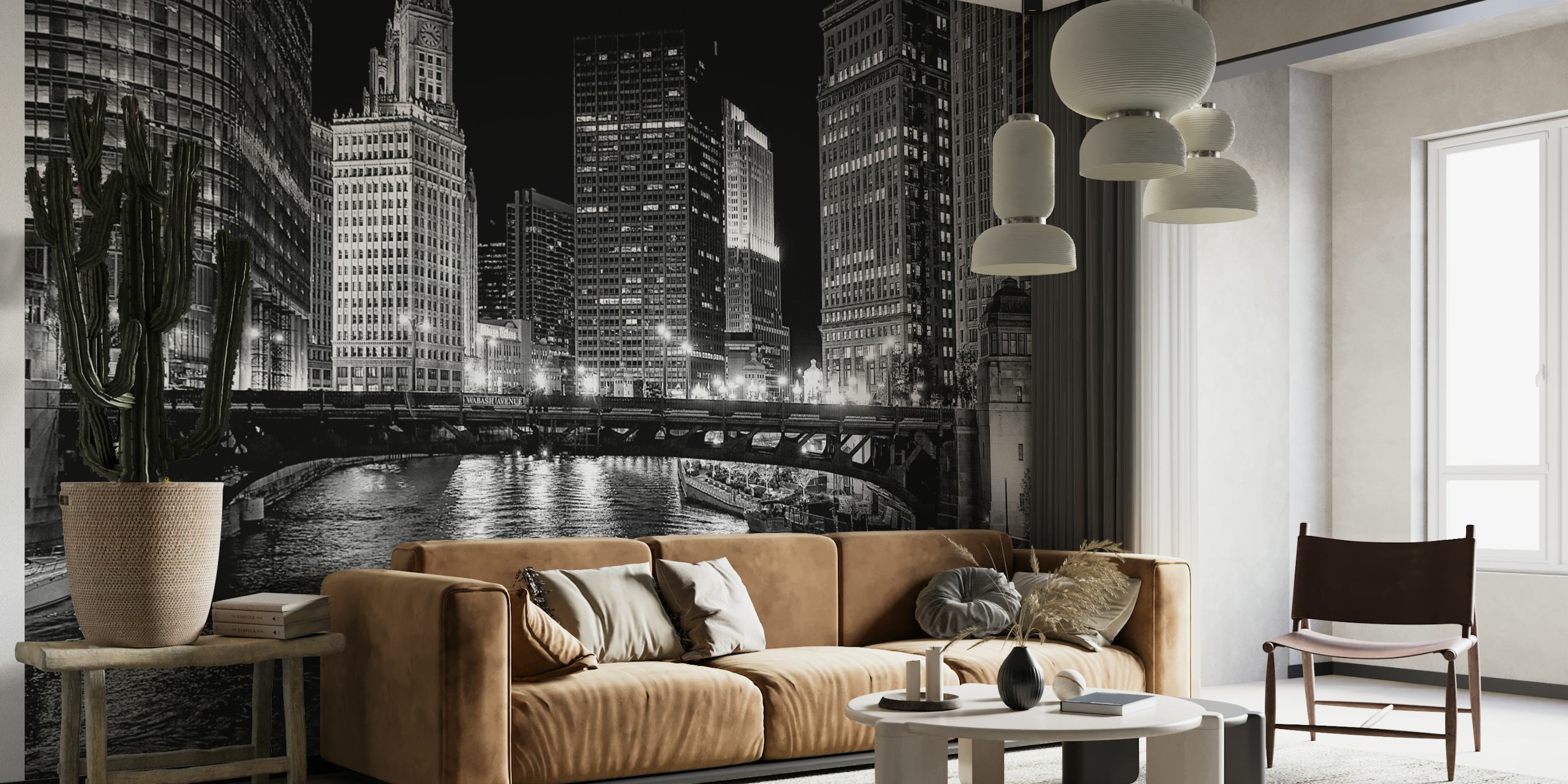 Chicago River behang