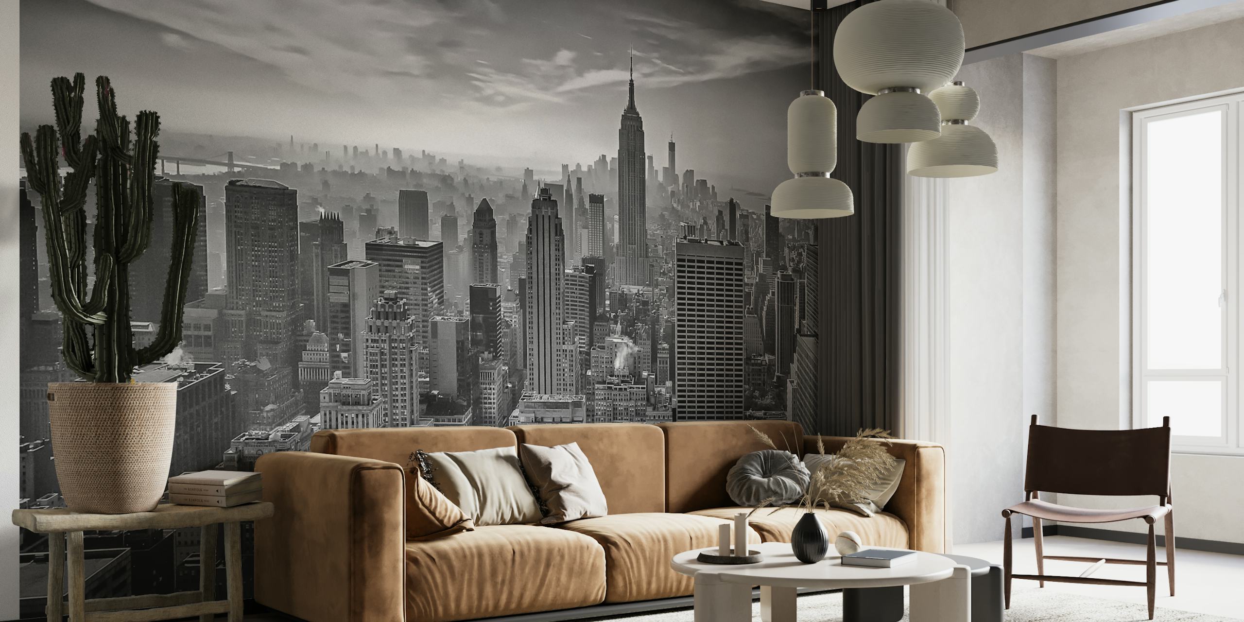 Hazy Gotham wallpaper