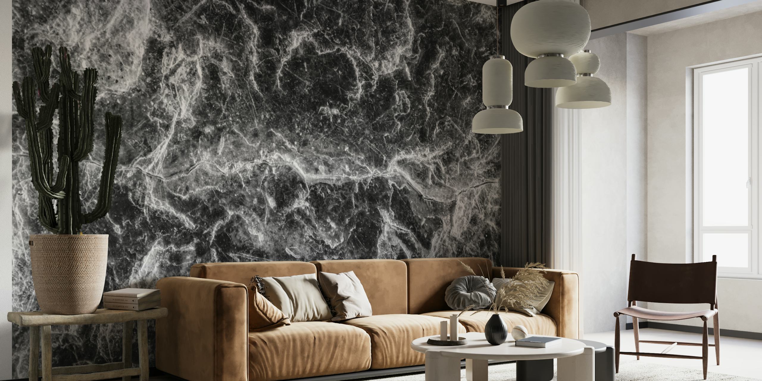 Enigmatic Black Marble 2 tapet
