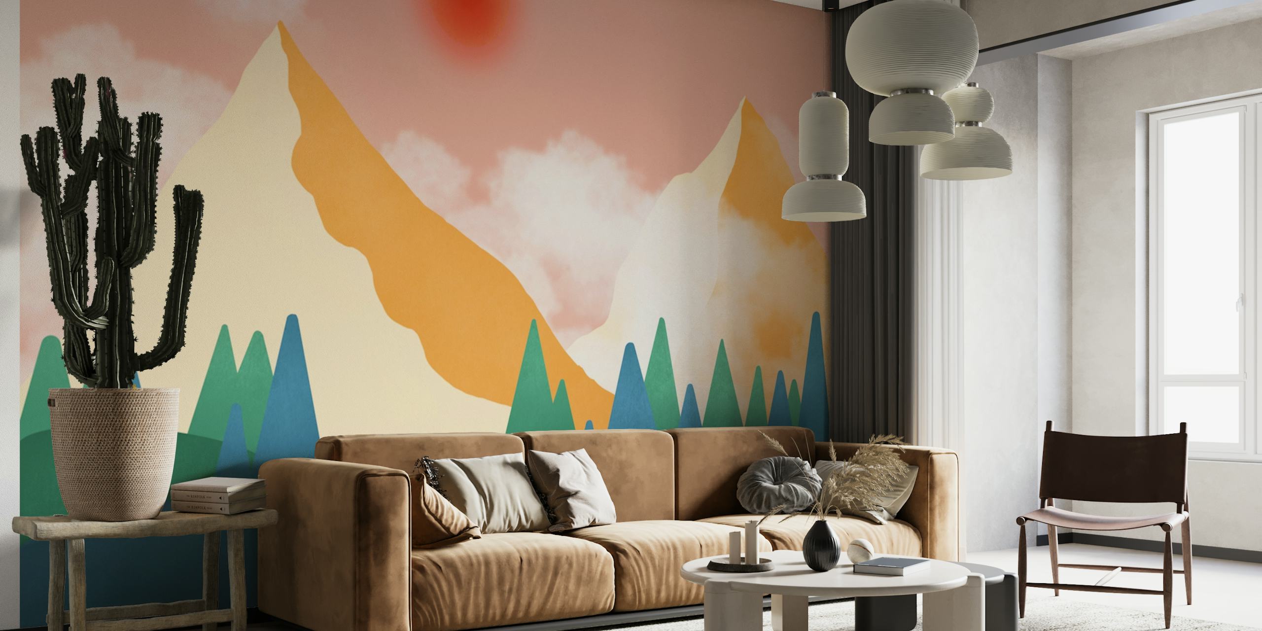 The Orange Mountains wallpaper
