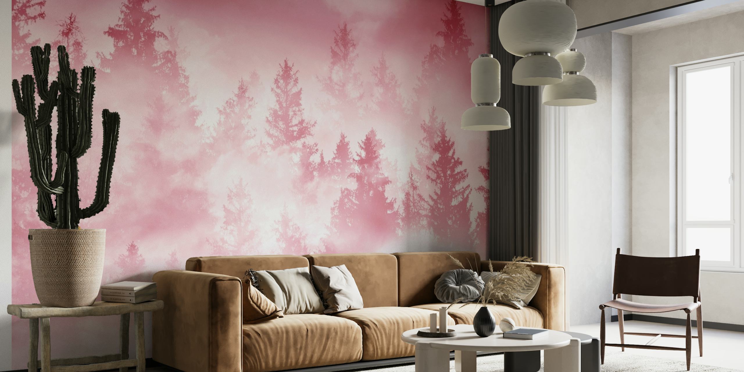 Viva Magenta Forest Dream 1 wallpaper