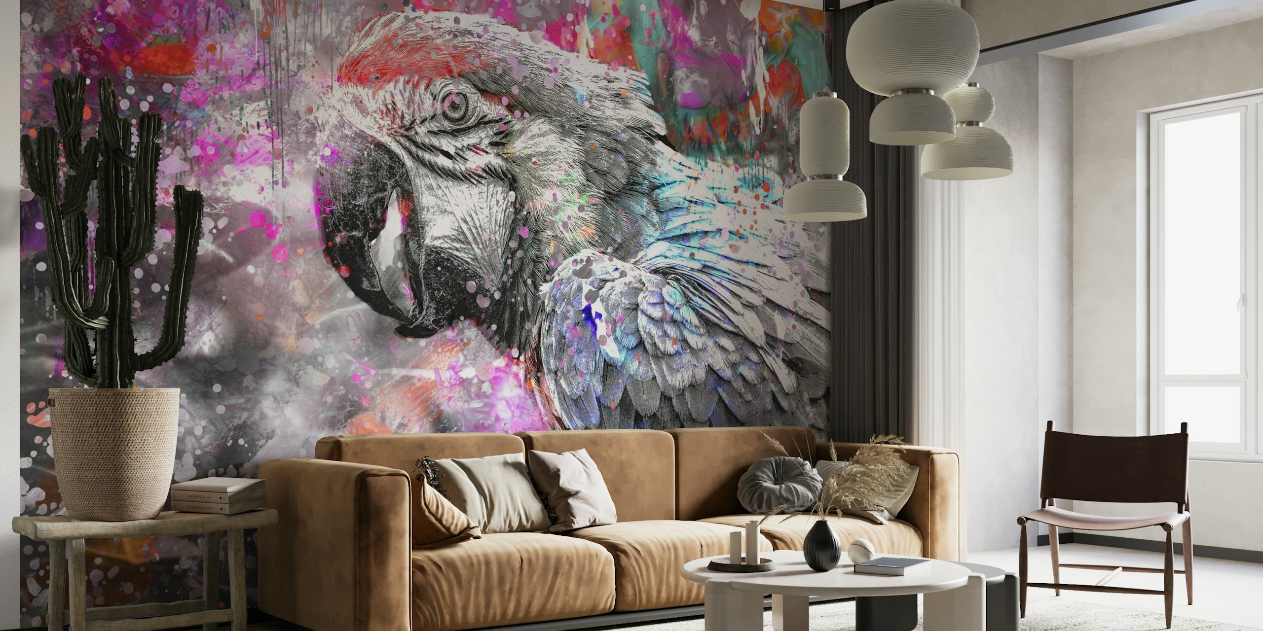 Crazy Parrot wallpaper