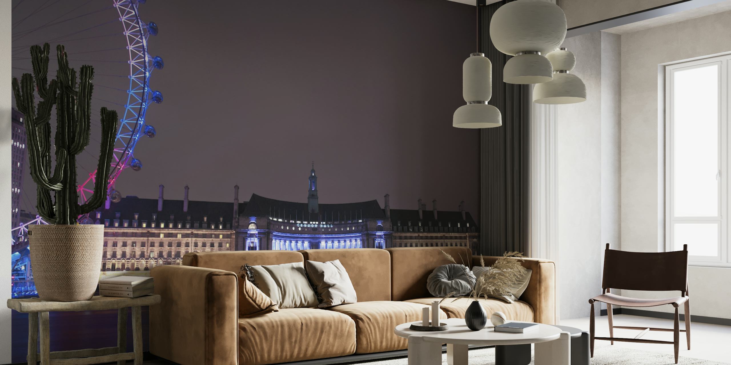 London's Nighttime Elegance tapetit