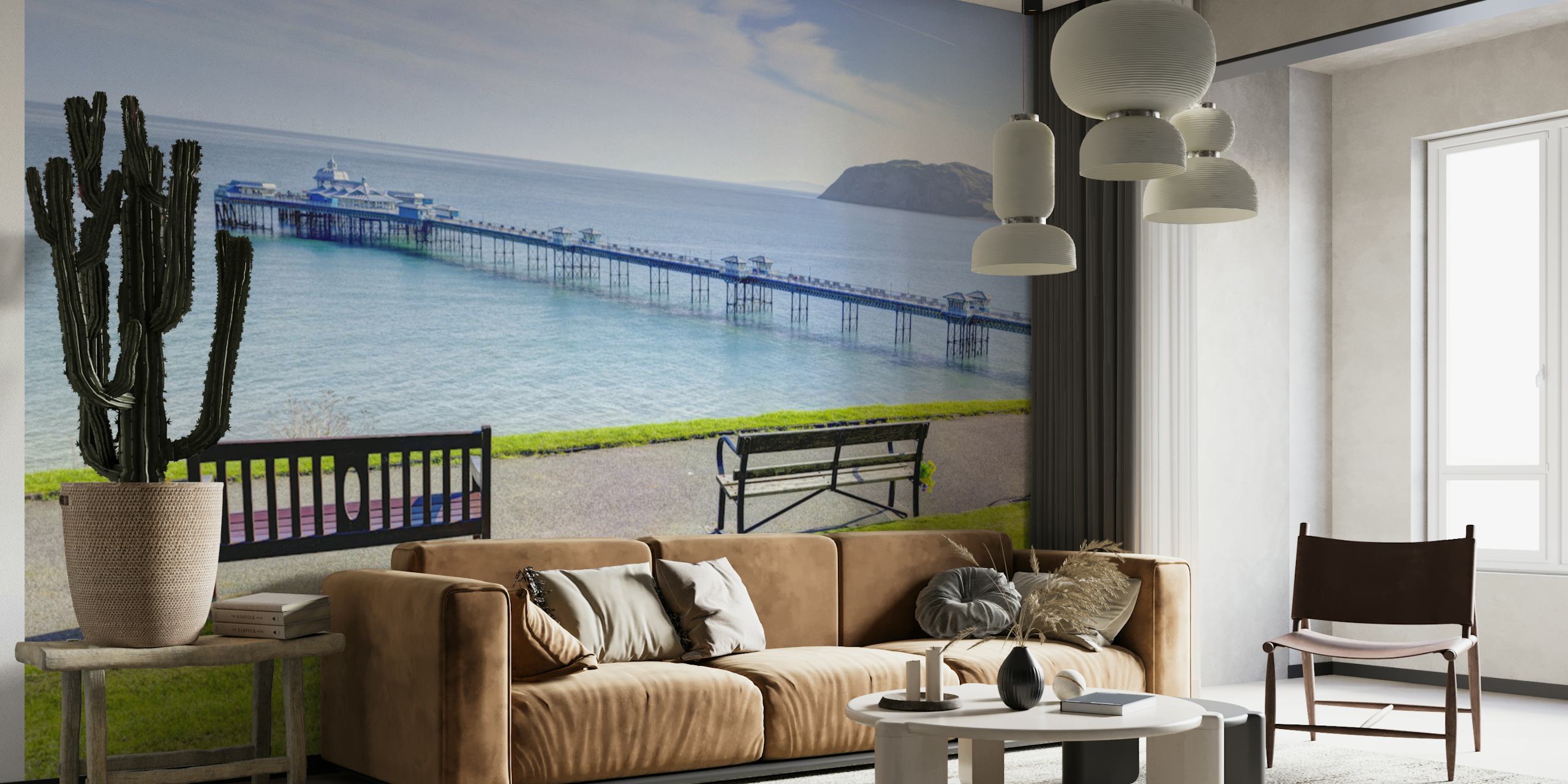 Llandudno Pier tapet i et rum