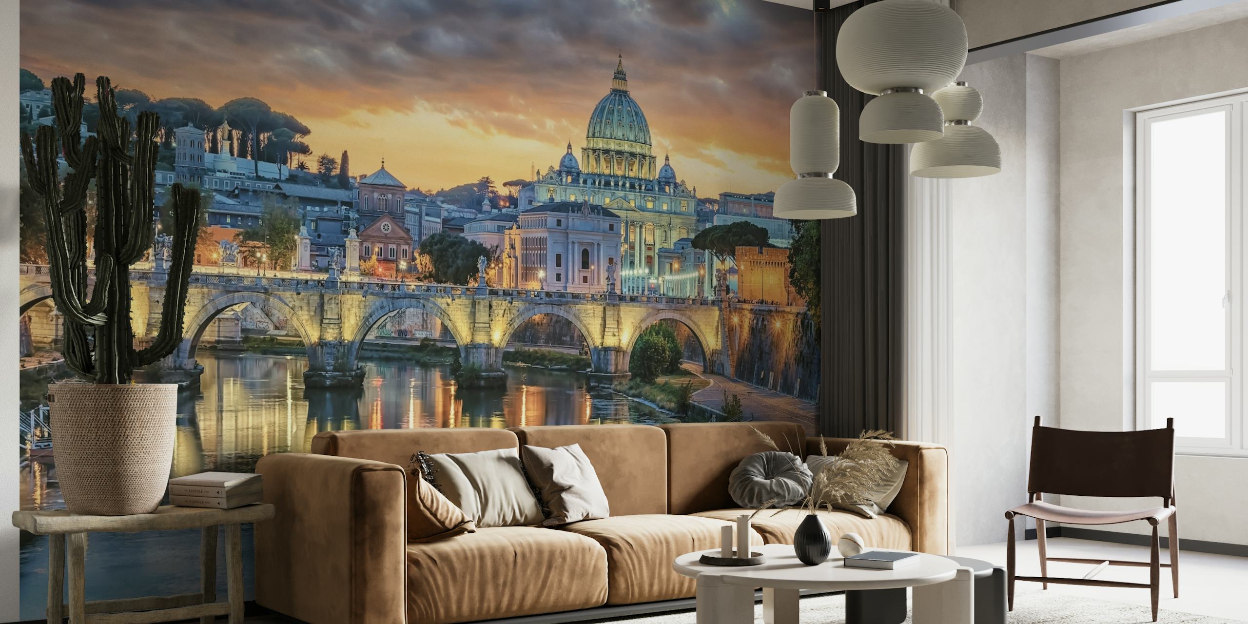 Sunset In Rome City papel de parede