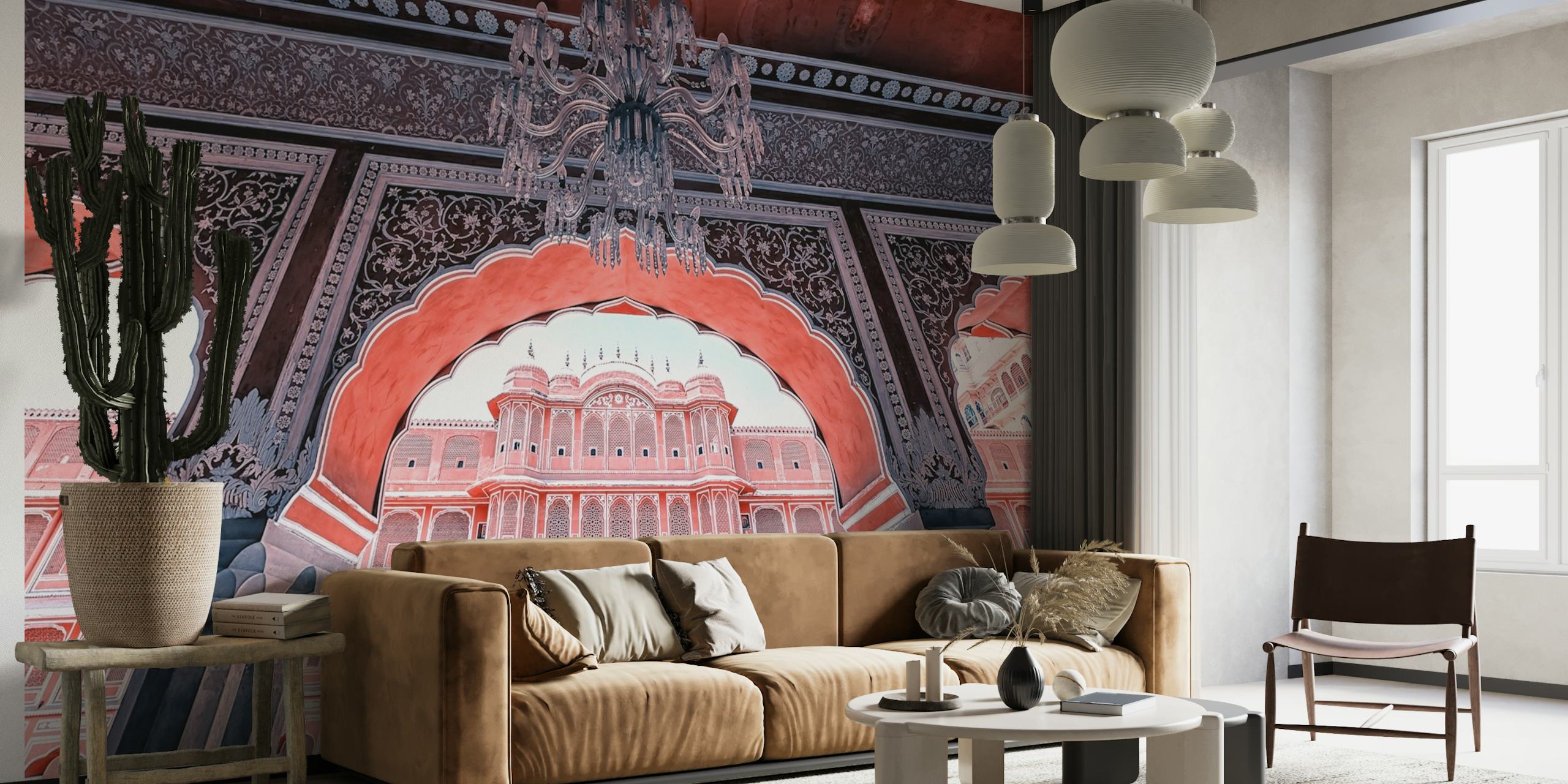 Indian Style wallpaper in a room