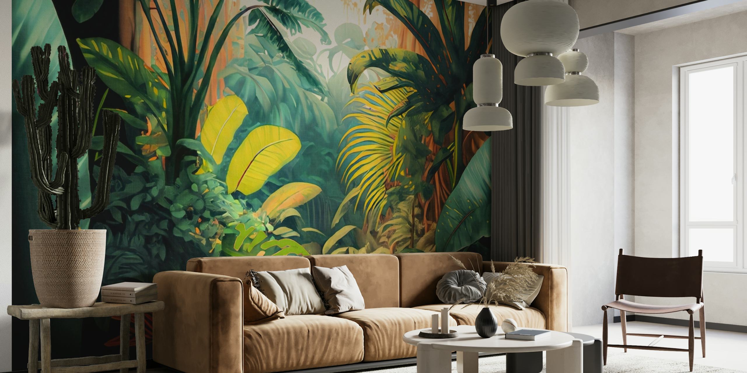 Light in the jungle wallpaper