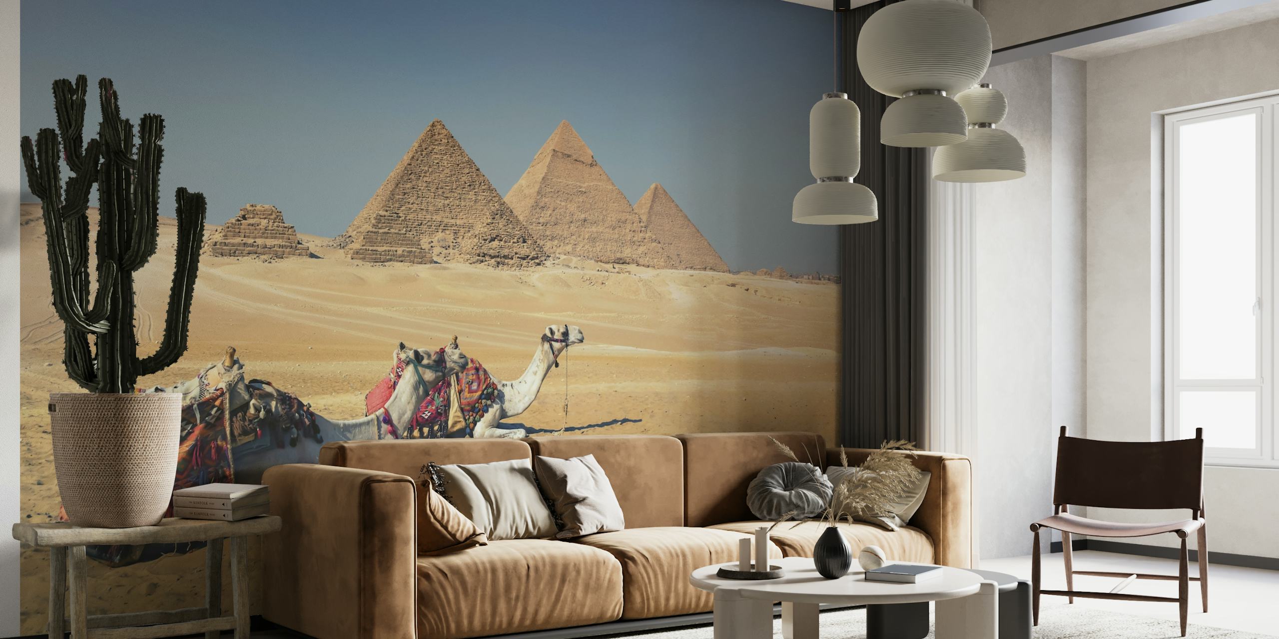 Giza Pyramids papel pintado