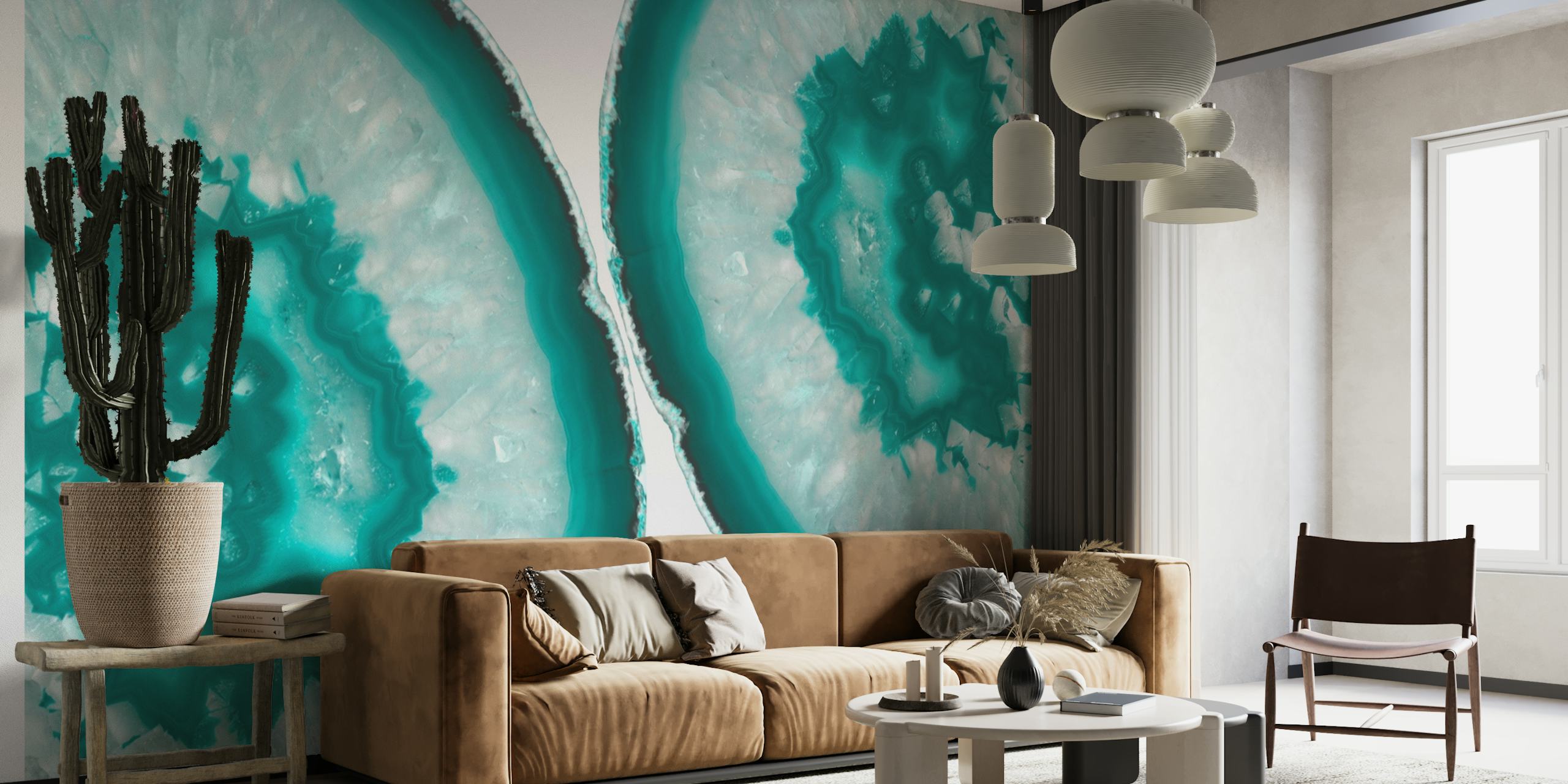 Turquoise Teal Agate 1 wallpaper