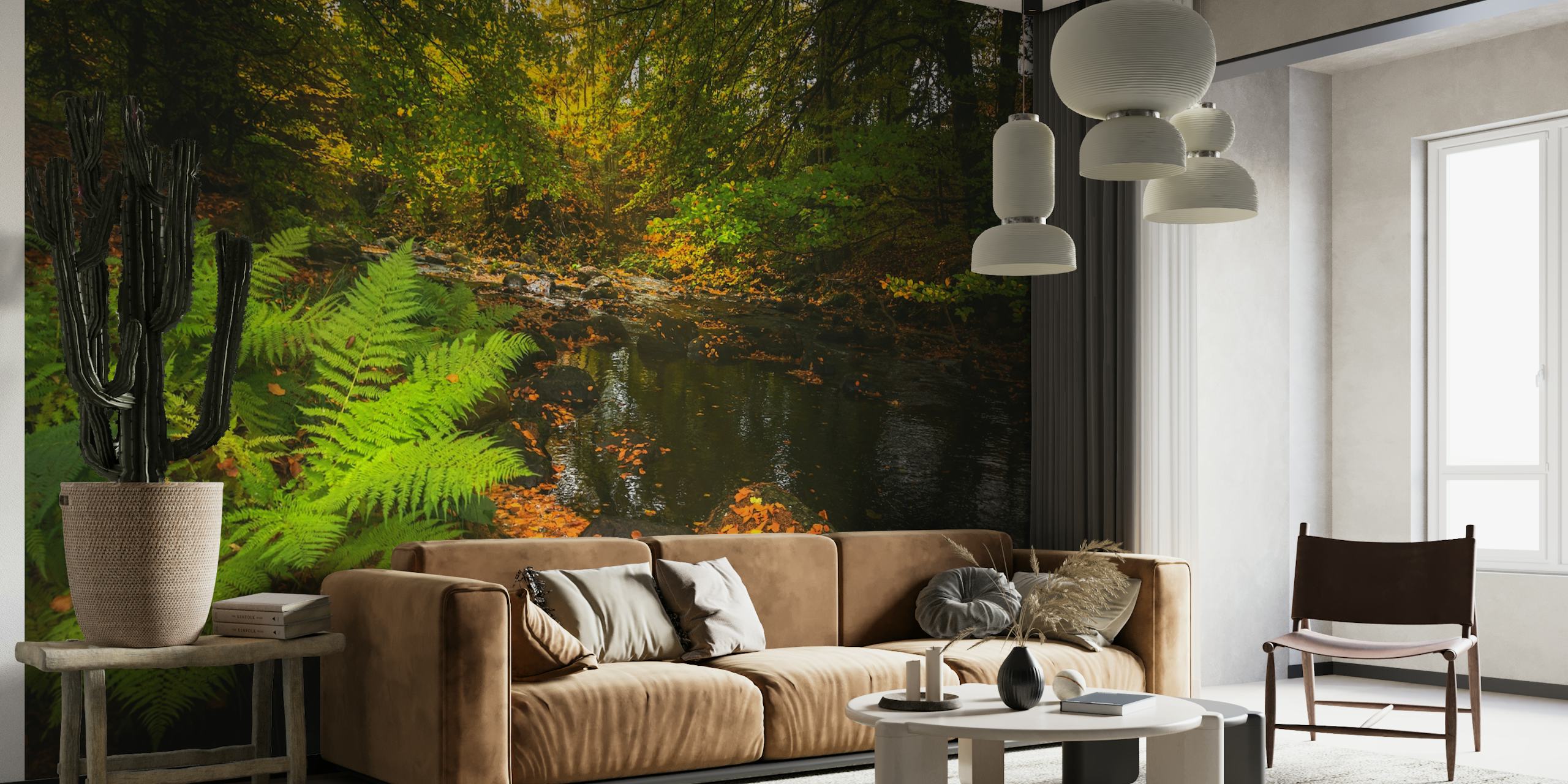 Autumn Colours at Lake wallpaper