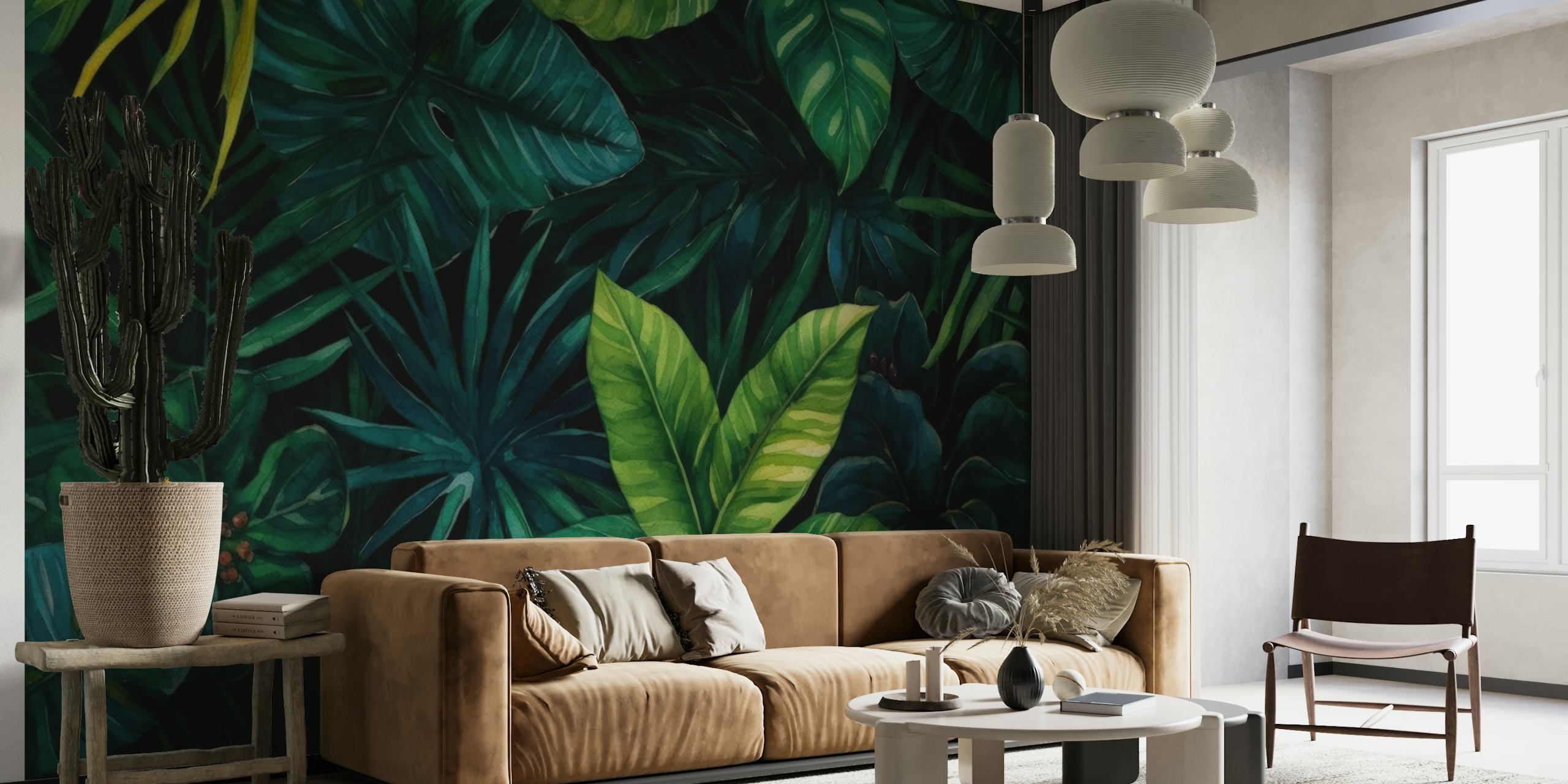 Mystic Tropical Rainforest wallpaper