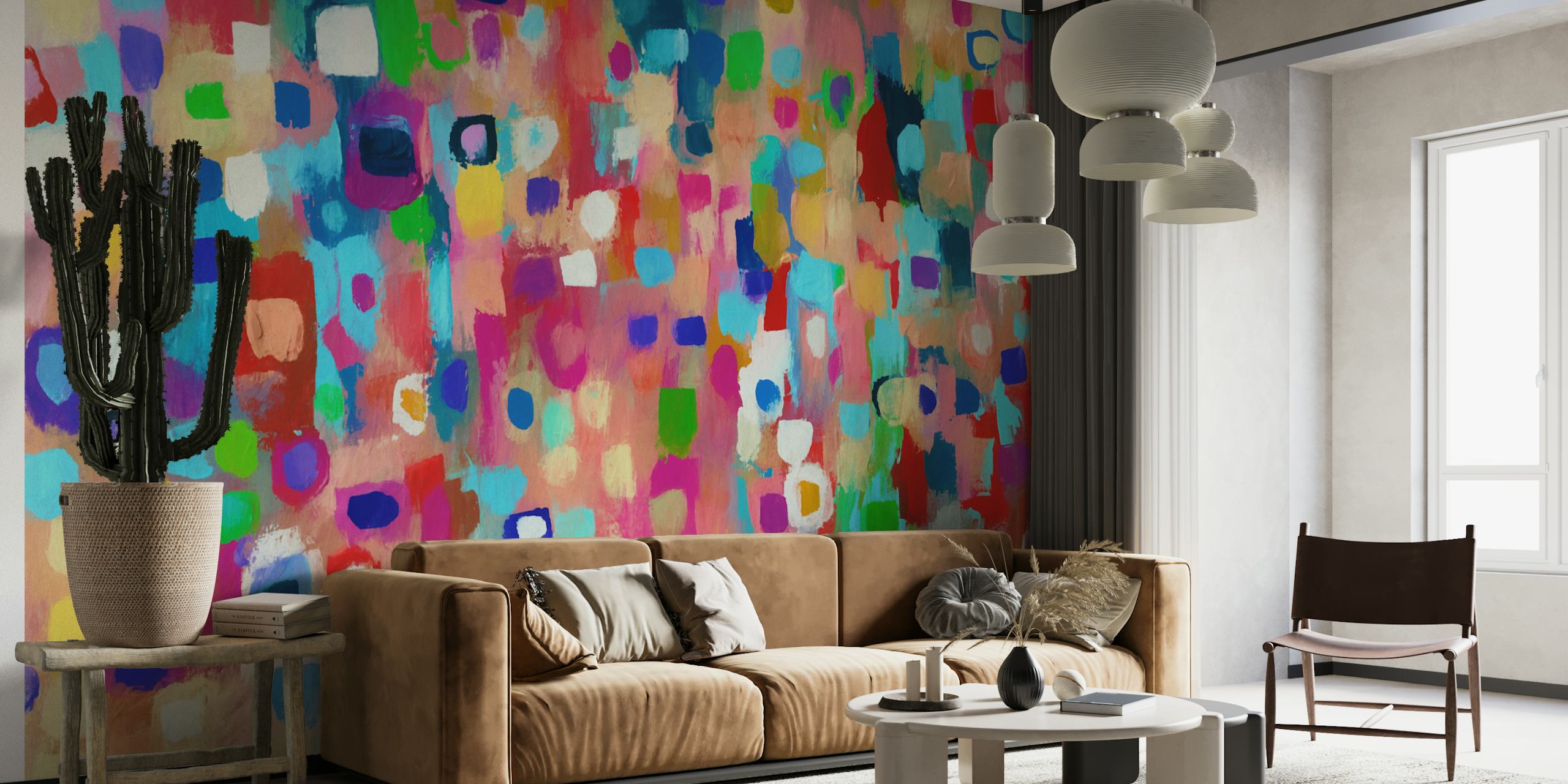 Joy of Colors 3 wallpaper design on display