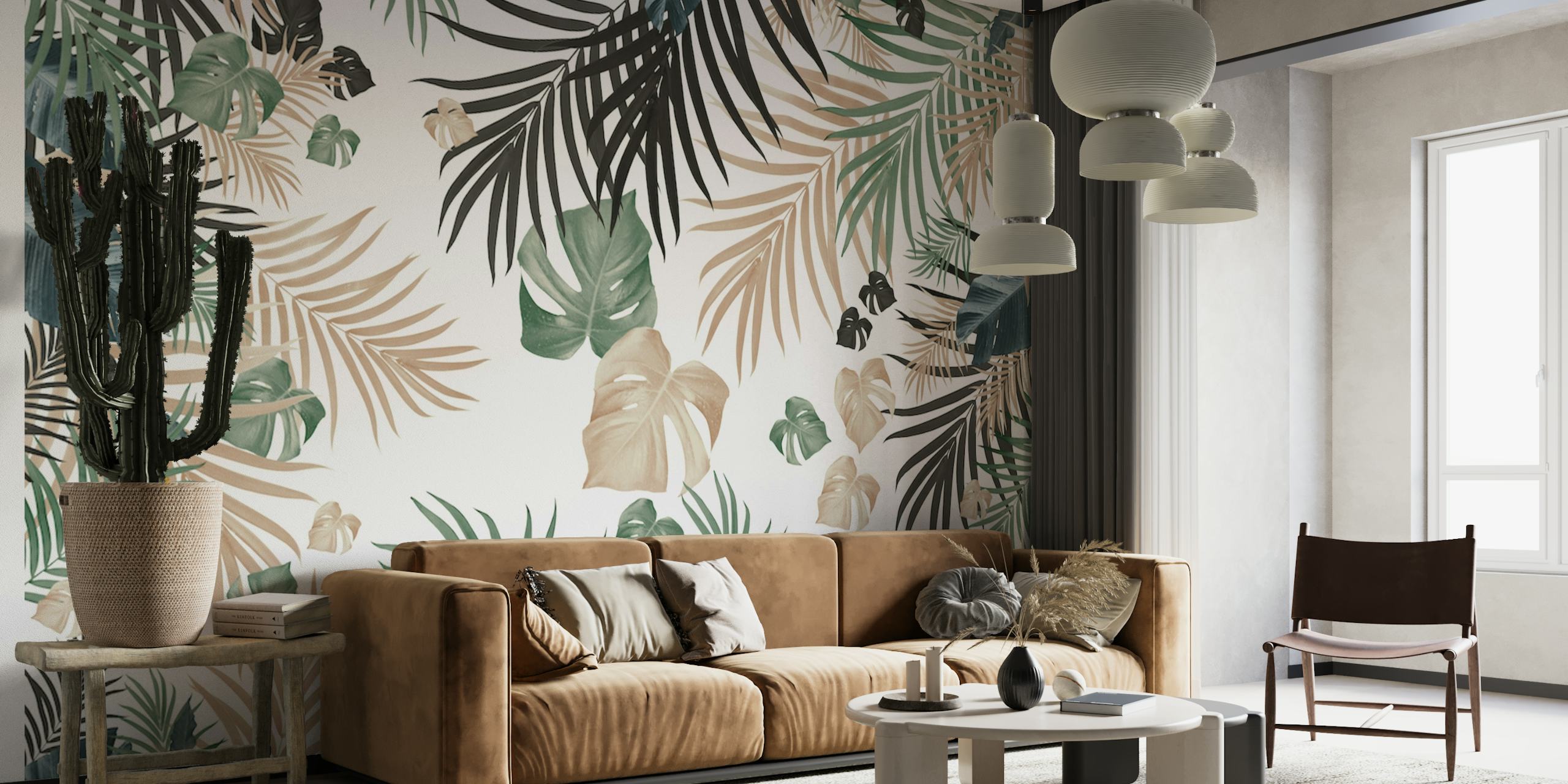 Tropical Jungle Leaves 13b wallpaper
