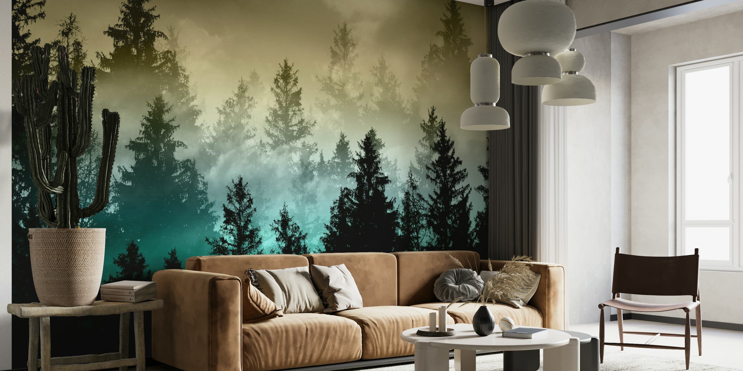 Sunset Forest Dream 2 wallpaper