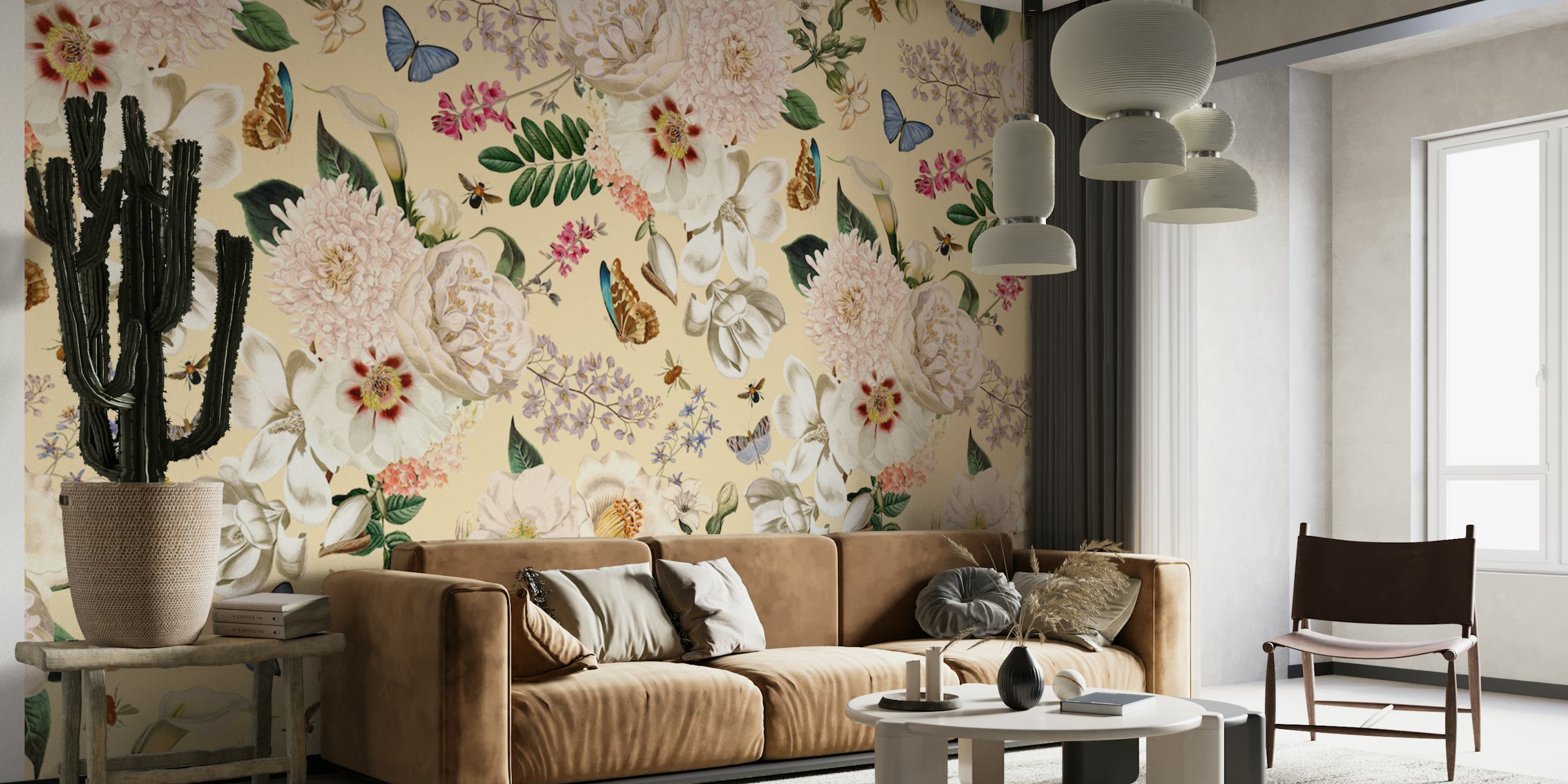 Tapeta Opulent Summer Peony Garden