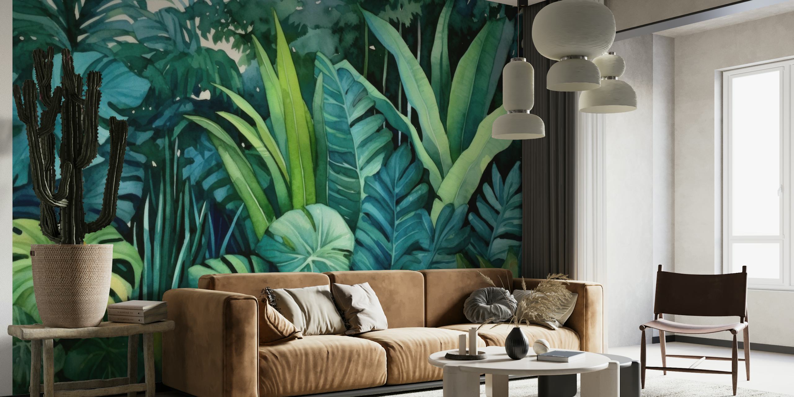 Mystic Tropical Rainforest Jungle papel de parede