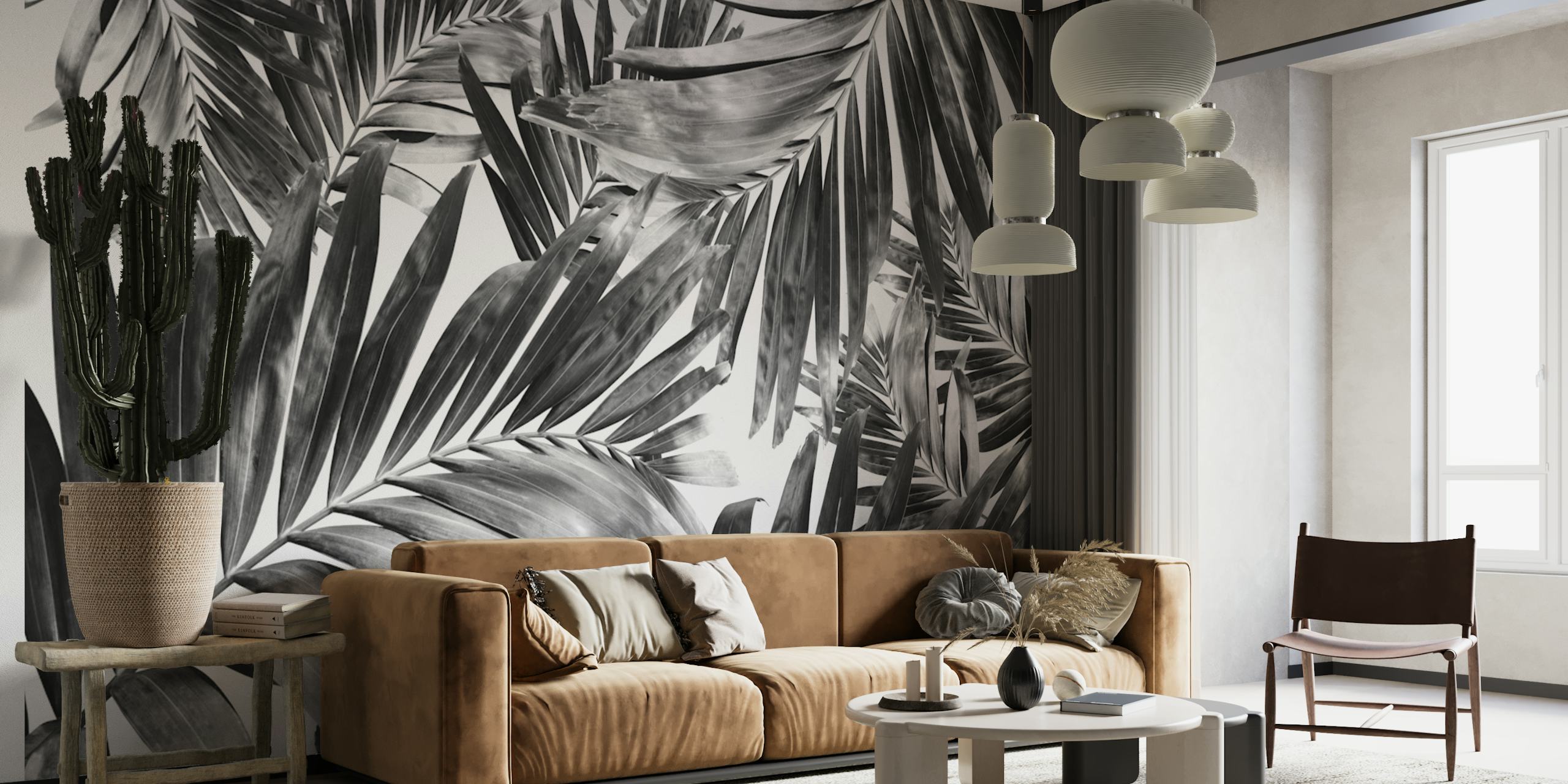 Palm Leaves Pattern Love 6 wallpaper