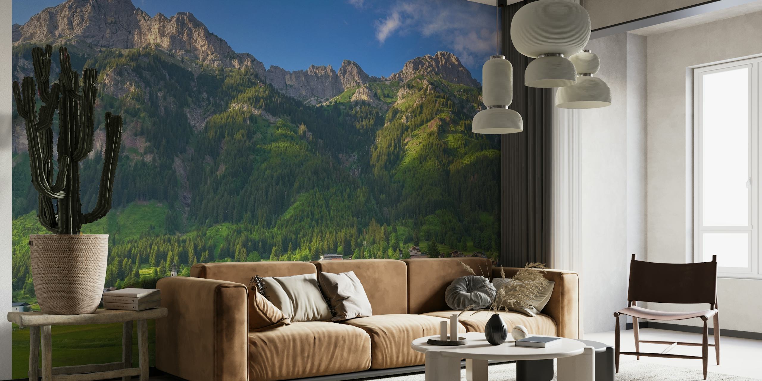 Mountains at Tirol behang