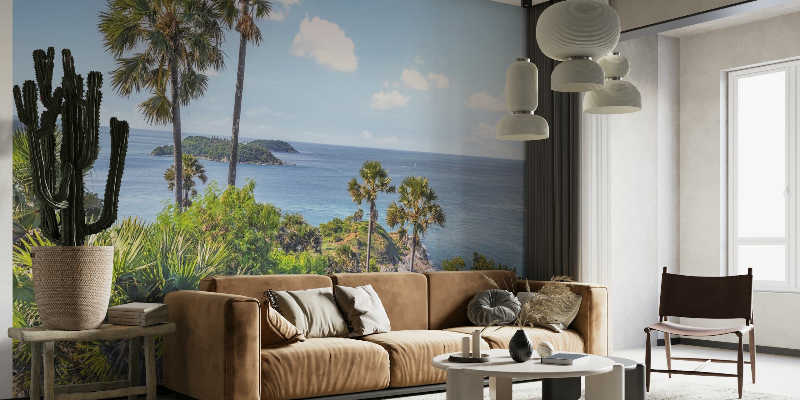 Cape Phrom Thep wallpaper in a room