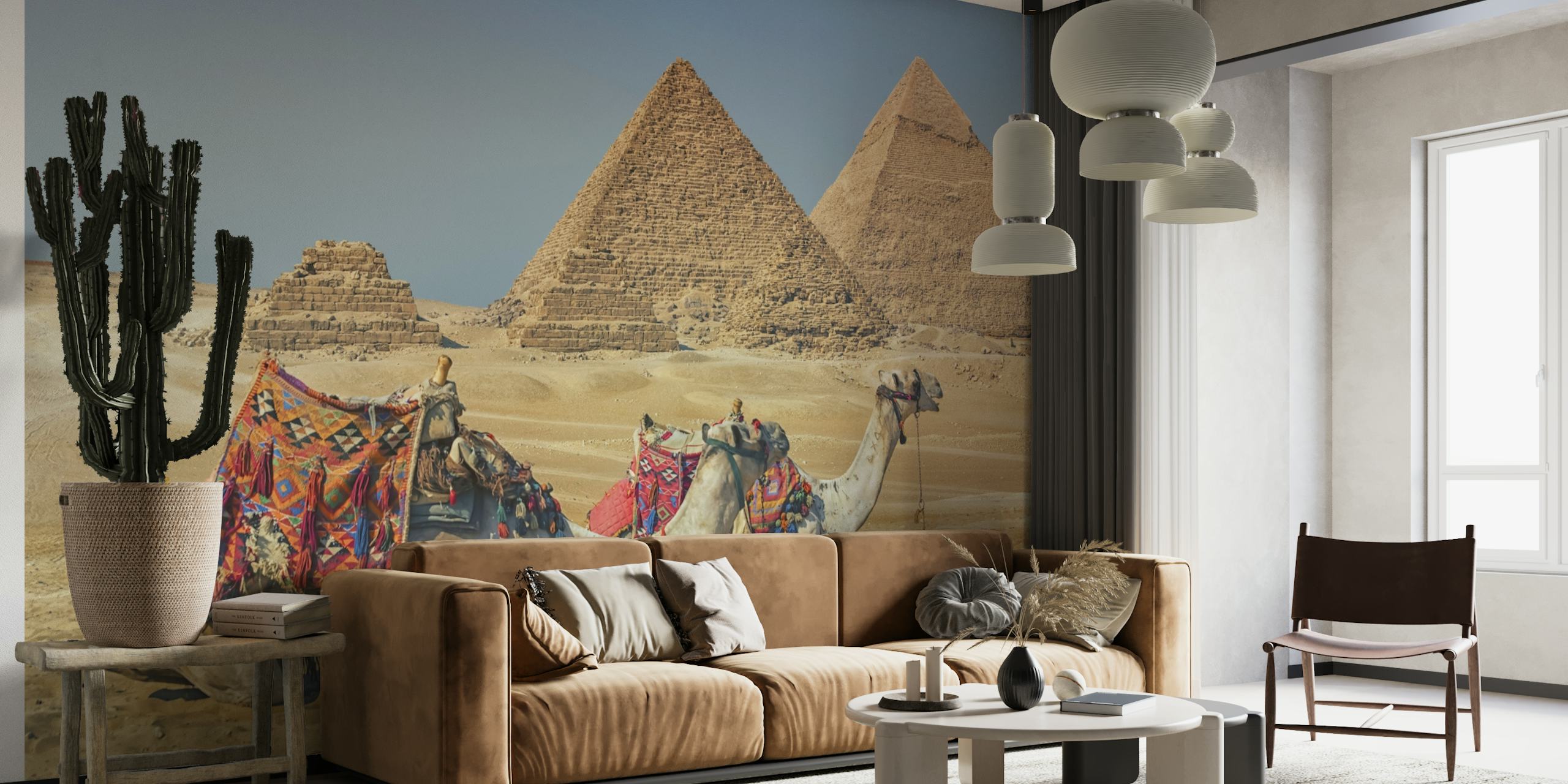 The Pyramids of Giza behang