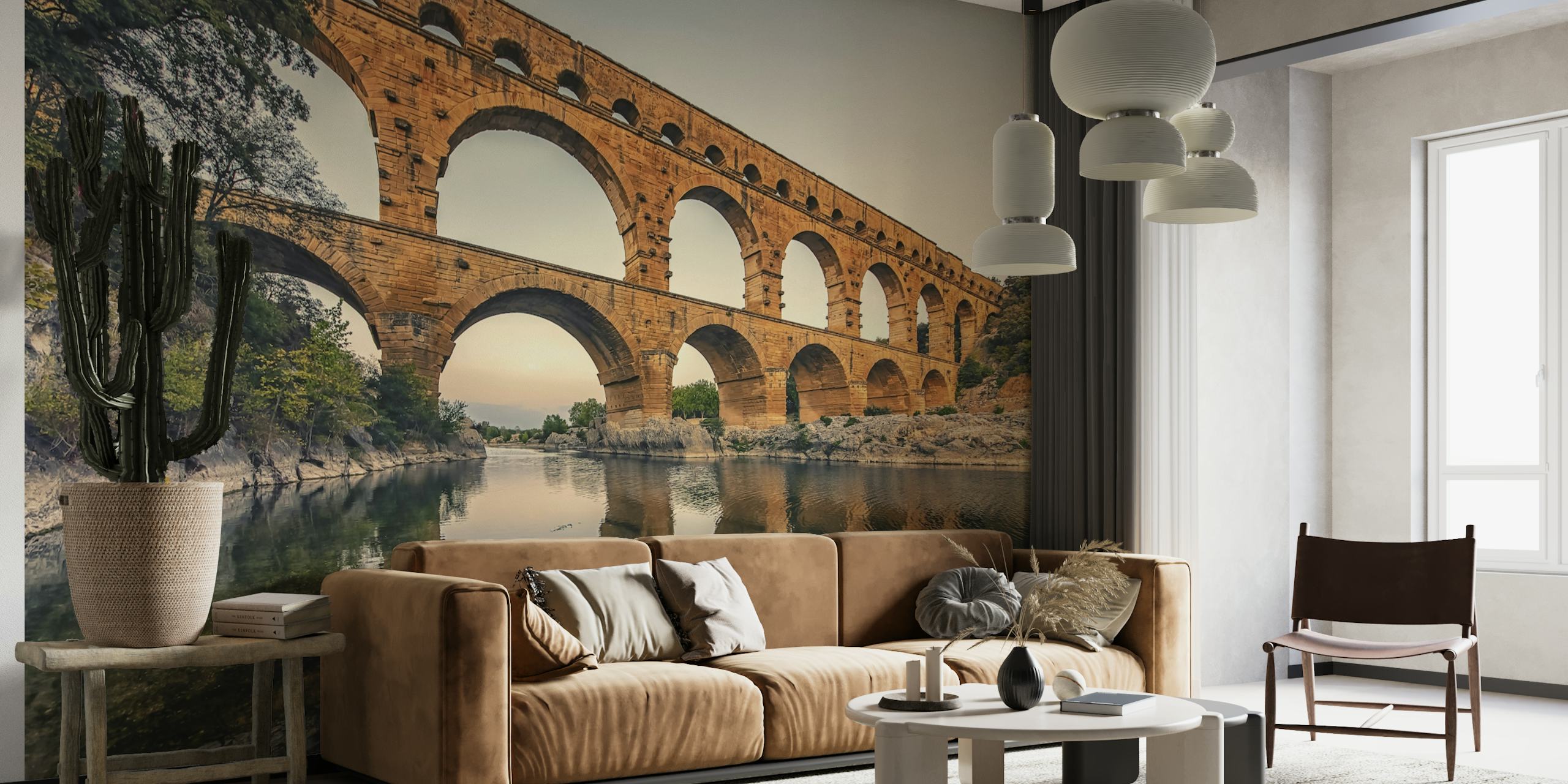 Pont Du Gard papel pintado