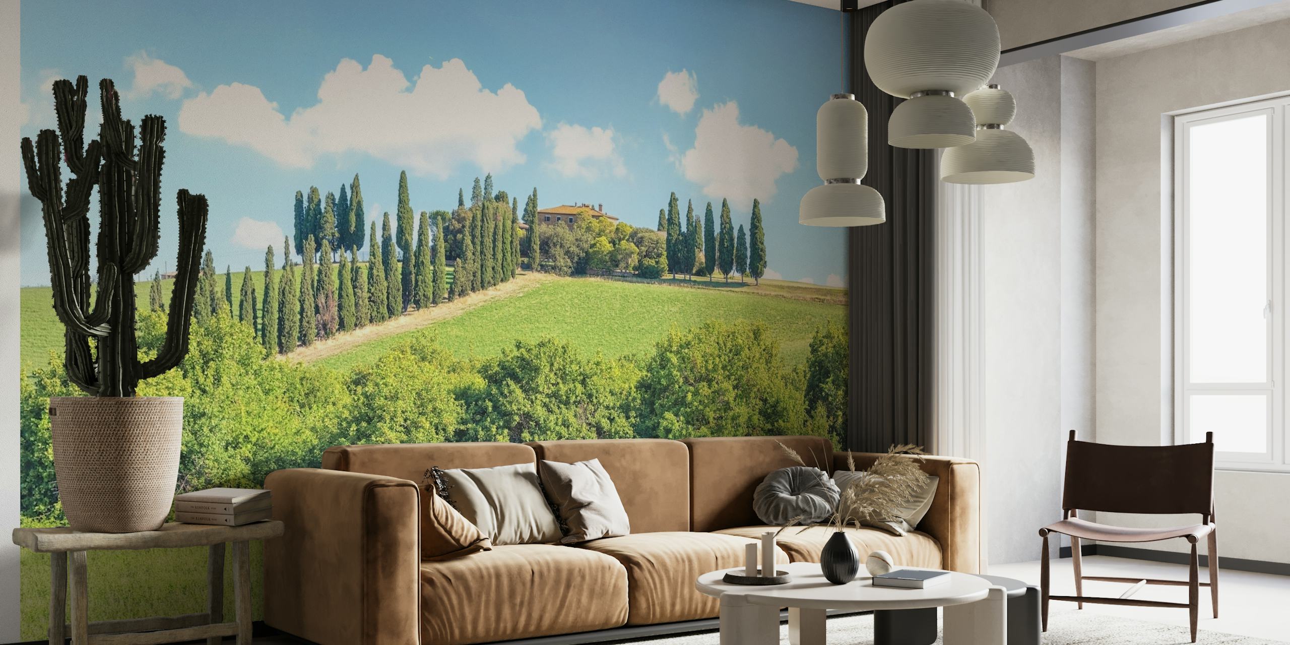 Tuscany Landscape papel pintado