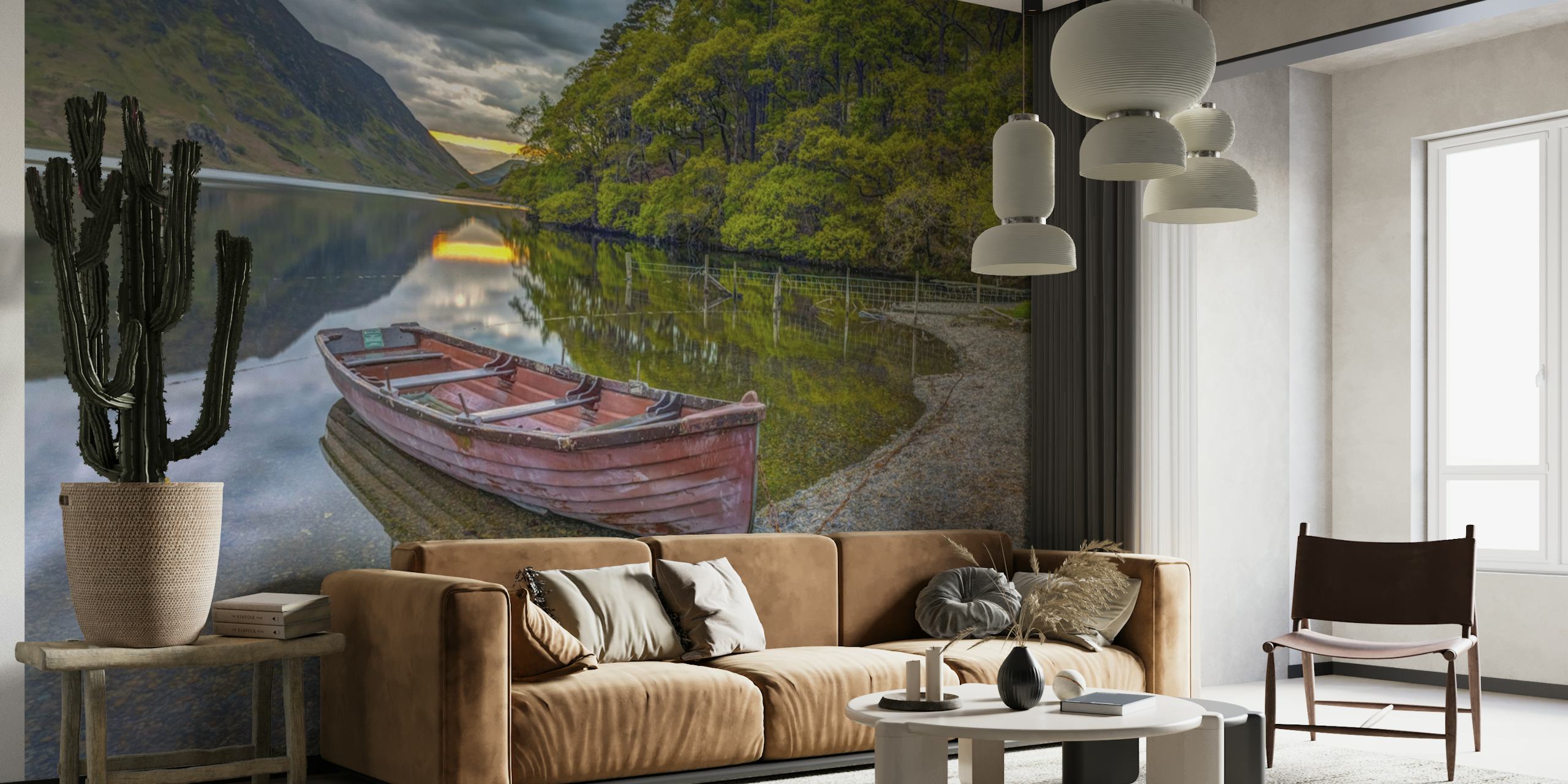 Moored Boat wallpaper