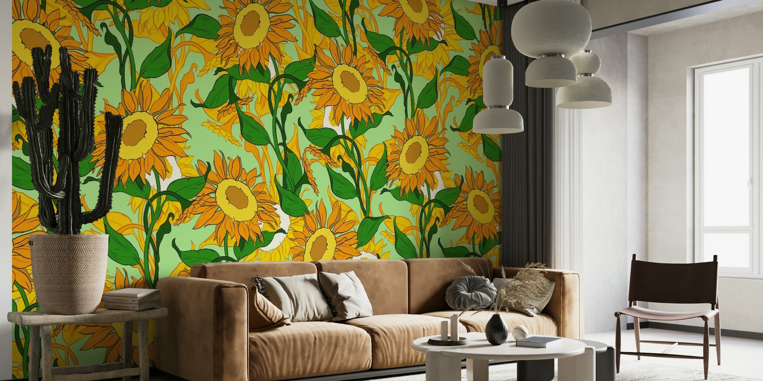 Sun Flower Garden wallpaper