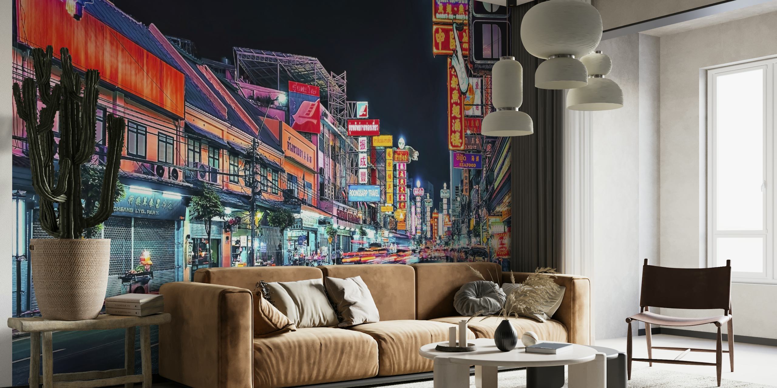 Chinatown By Night wallpaper