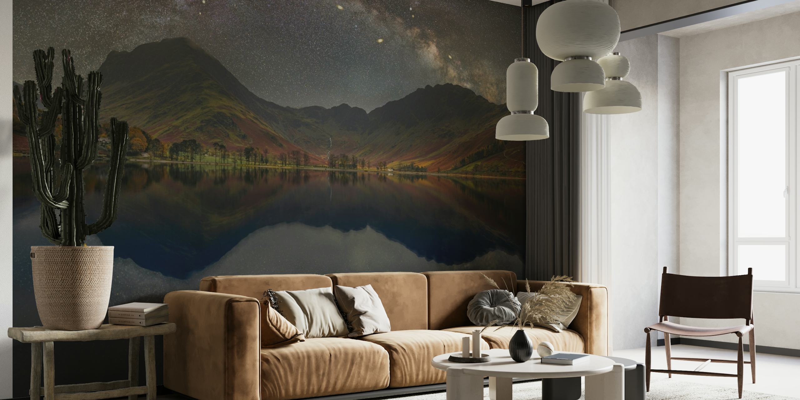 Milky Way Across Buttermere wallpaper