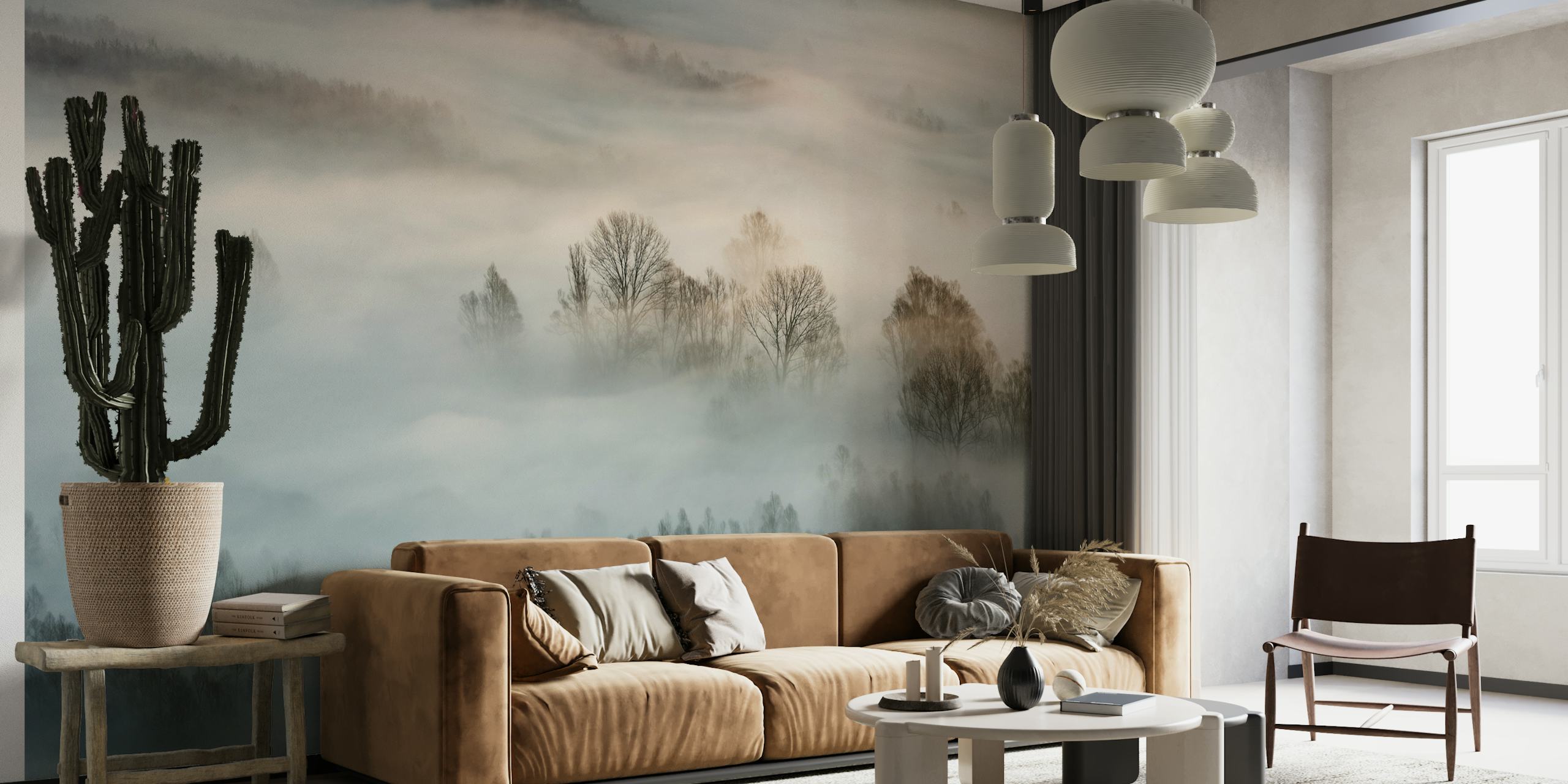 Winter fog wallpaper