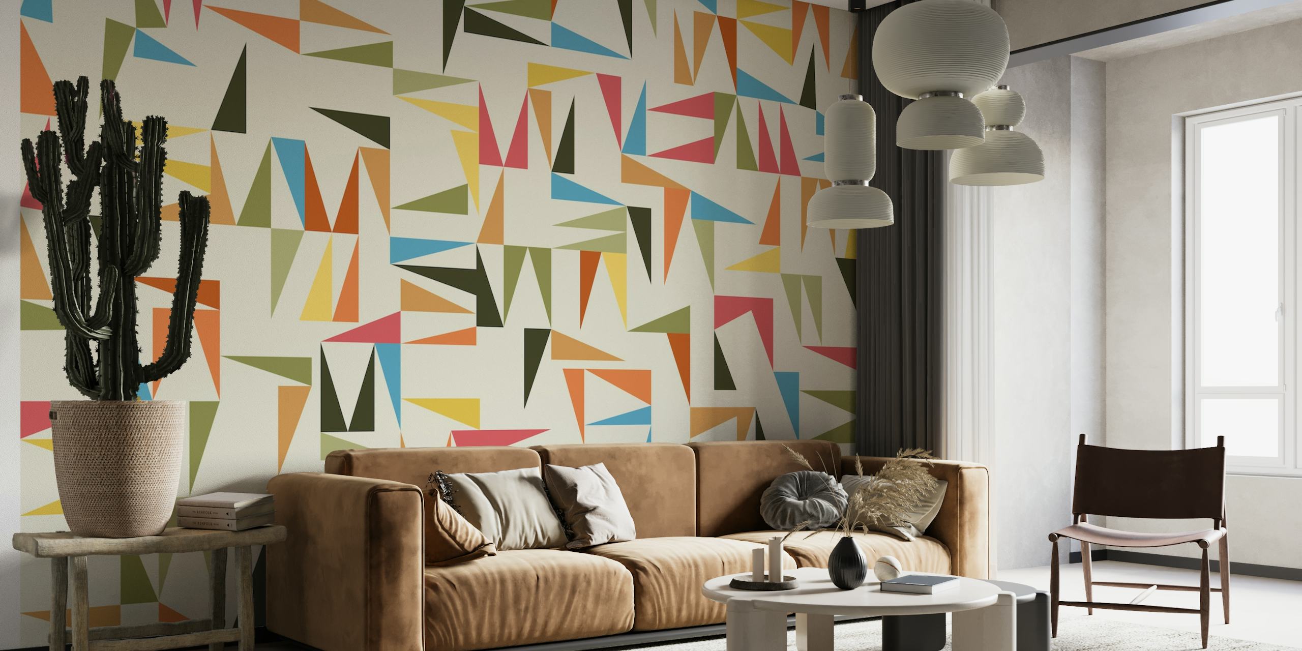 Colored Triangles 5 wallpaper