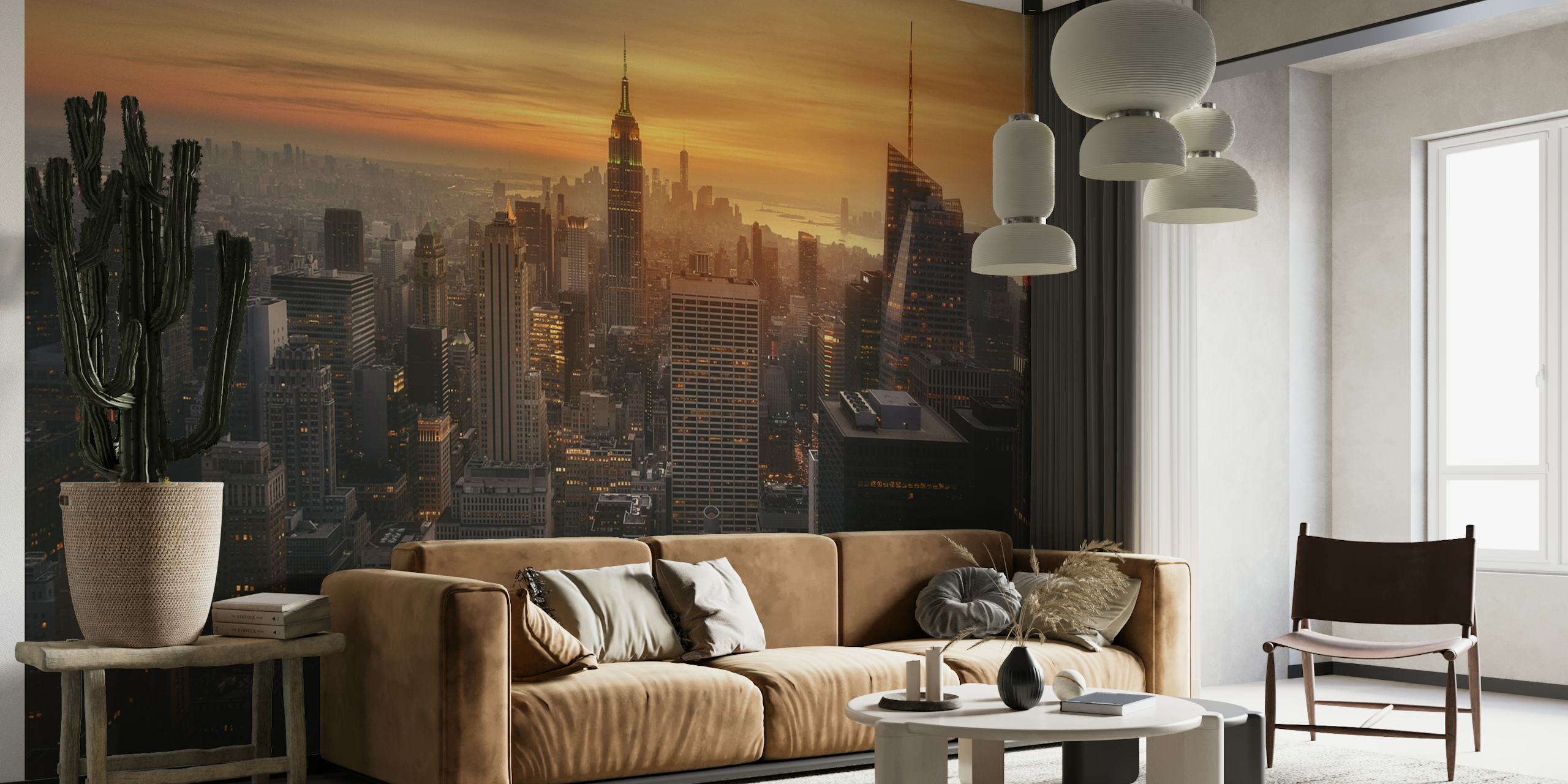Manhattans light wallpaper