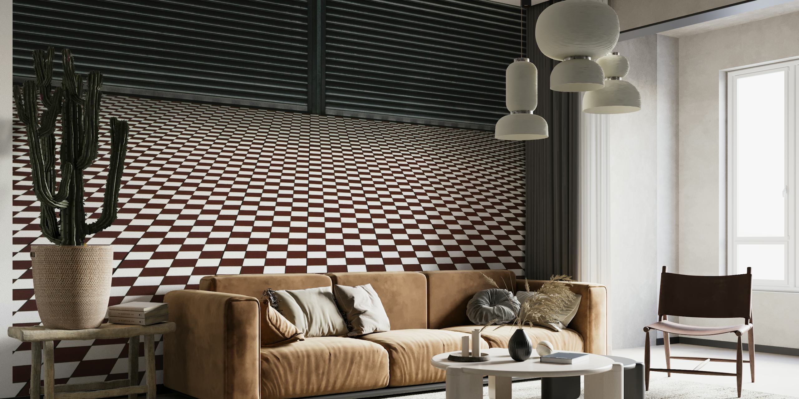 The hypnotic floor wallpaper