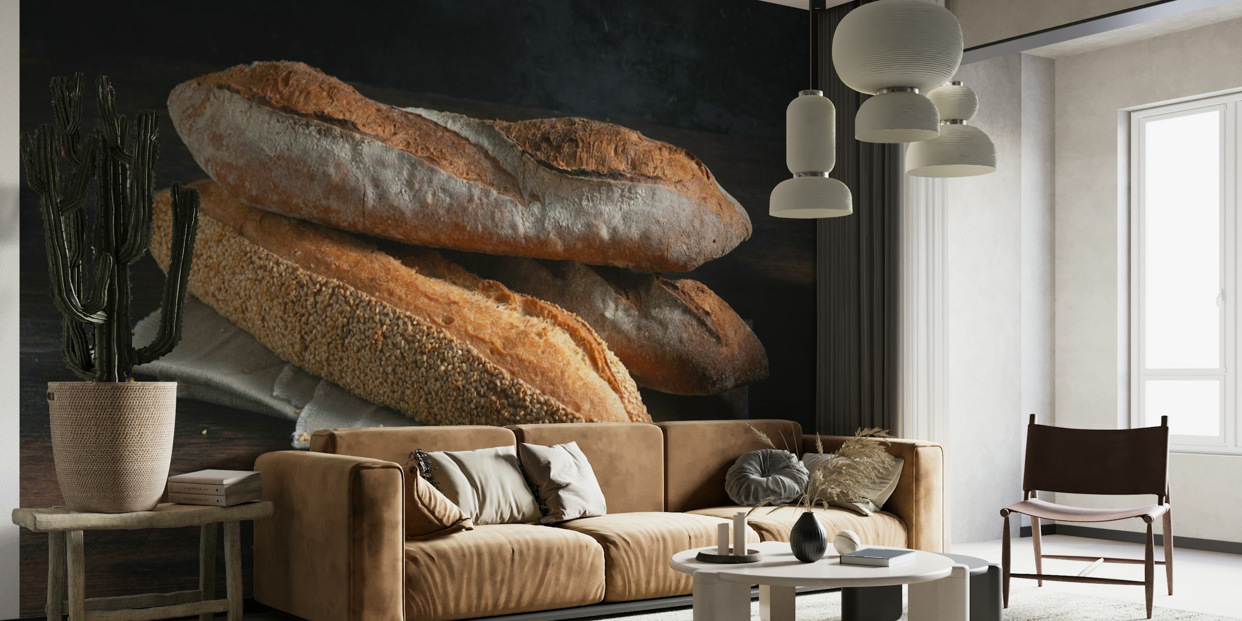 French baguettes behang