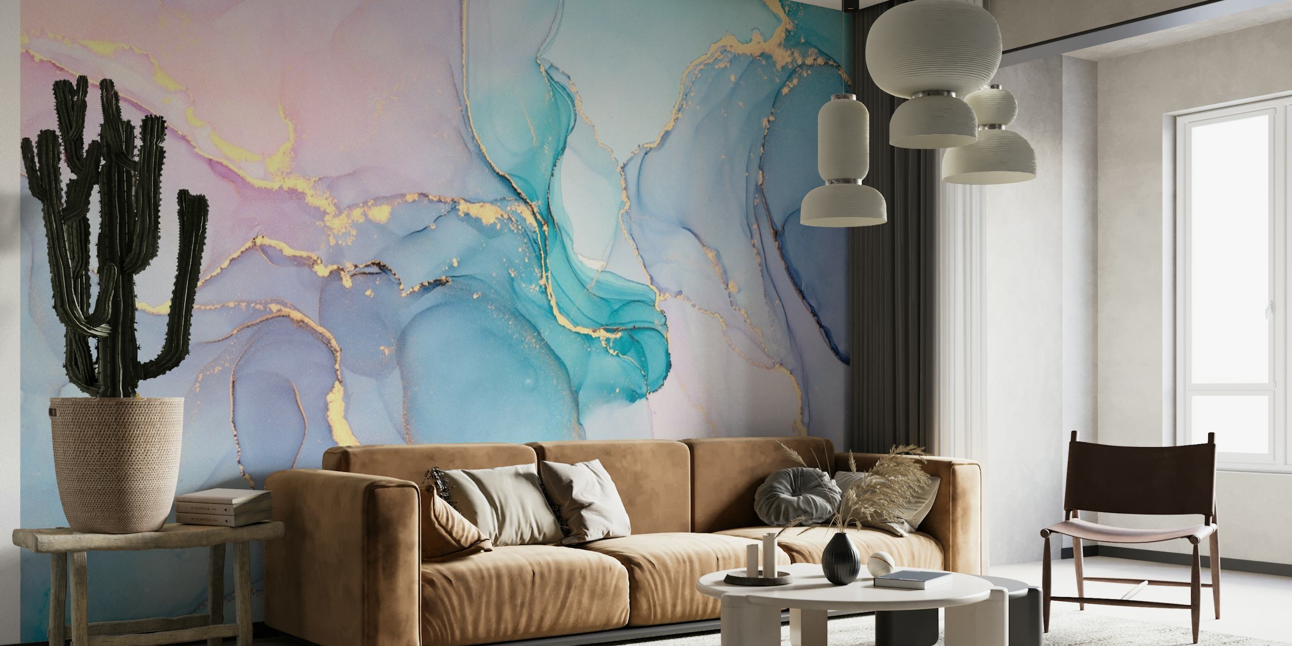 Luxury swirls wallpaper