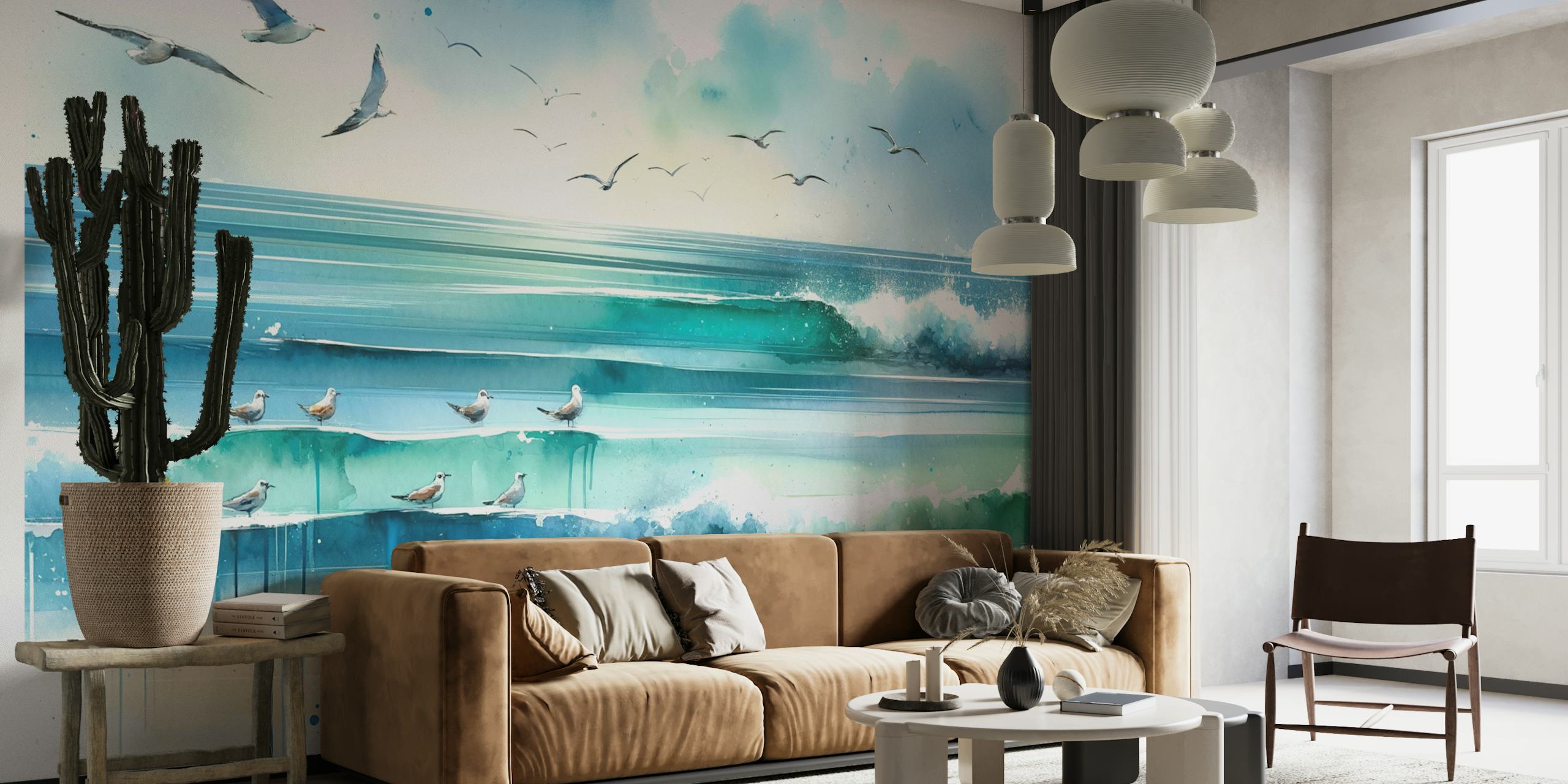 Tapeta Serene seascape v pokoji