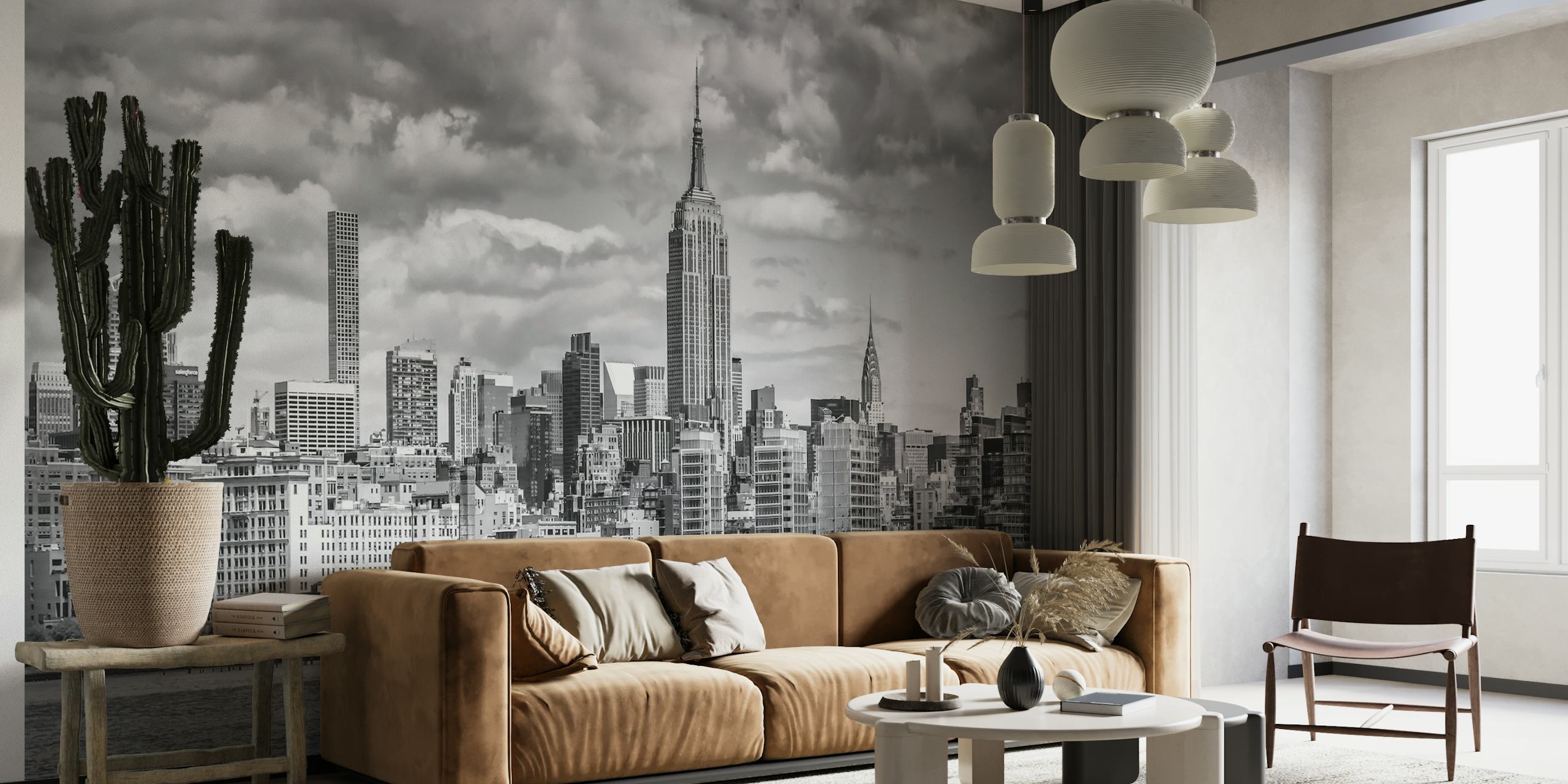 MIDTOWN MANHATTAN | Monochrome wallpaper