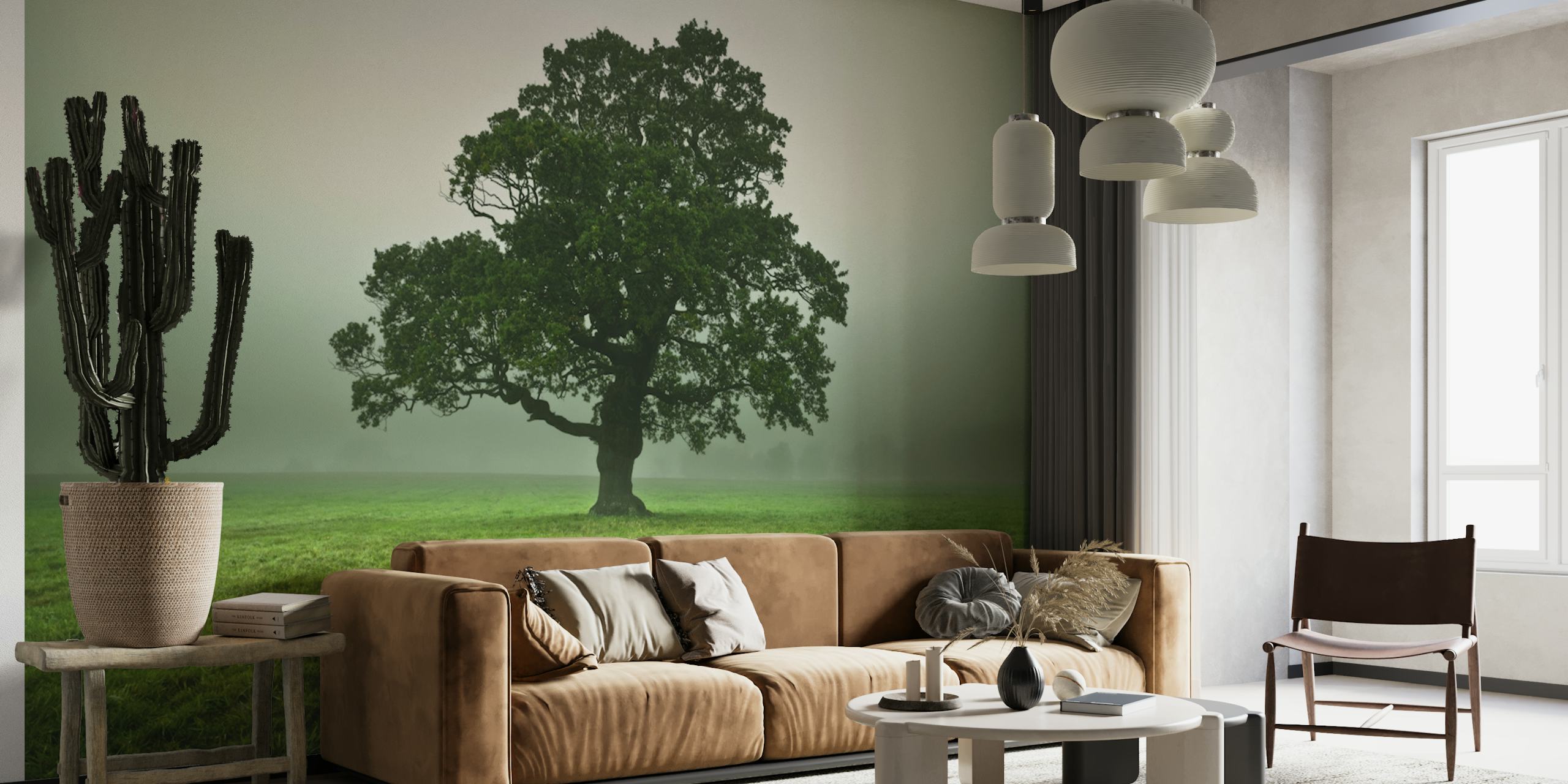 Ethereal Presence tapet vist i et rom