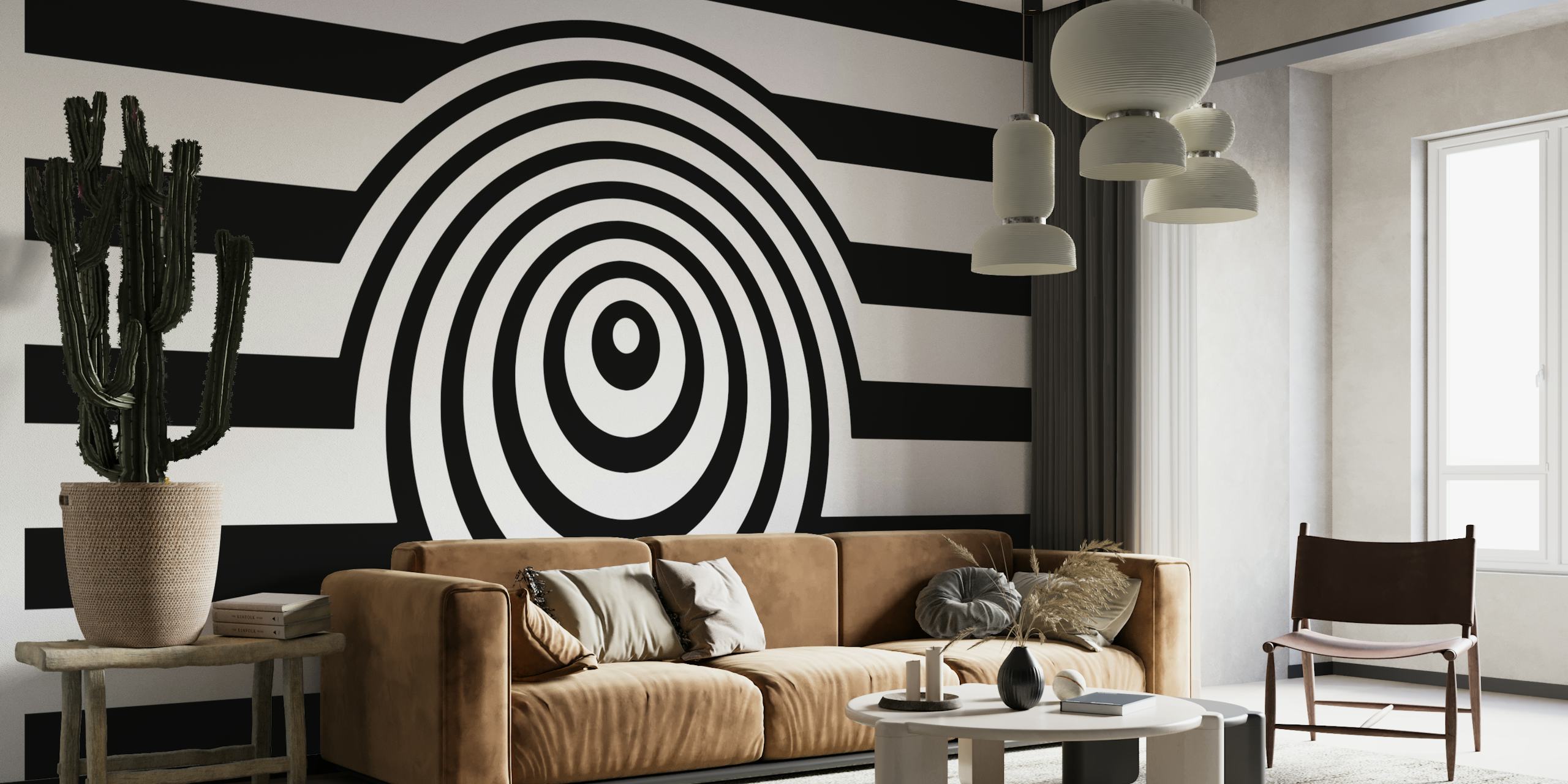 Black And White Pop-Art papel de parede