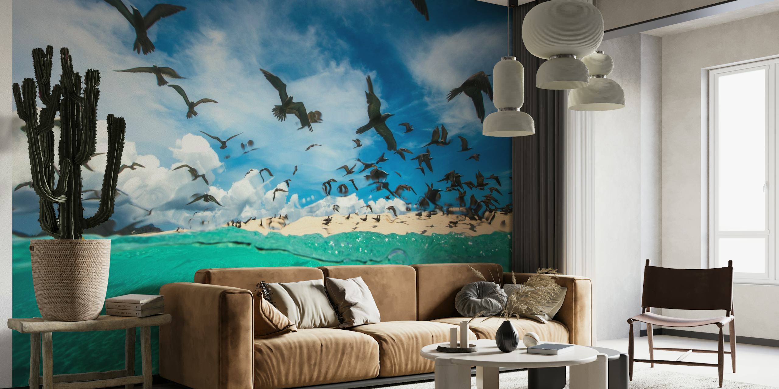 Ocean bird wallpaper