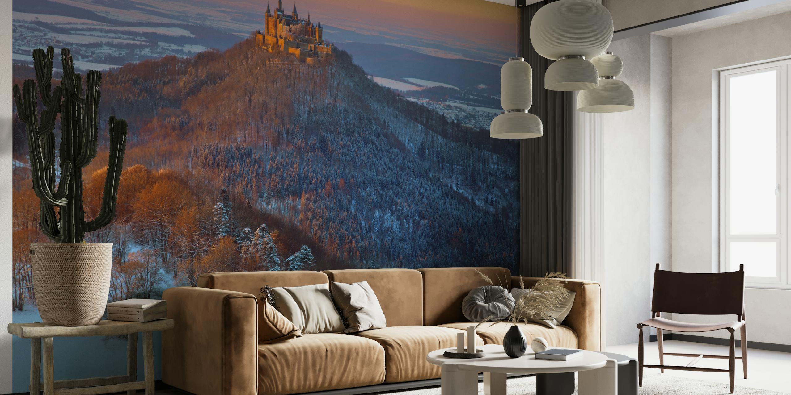 Hohenzollern Castle papel tapiz en una habitación