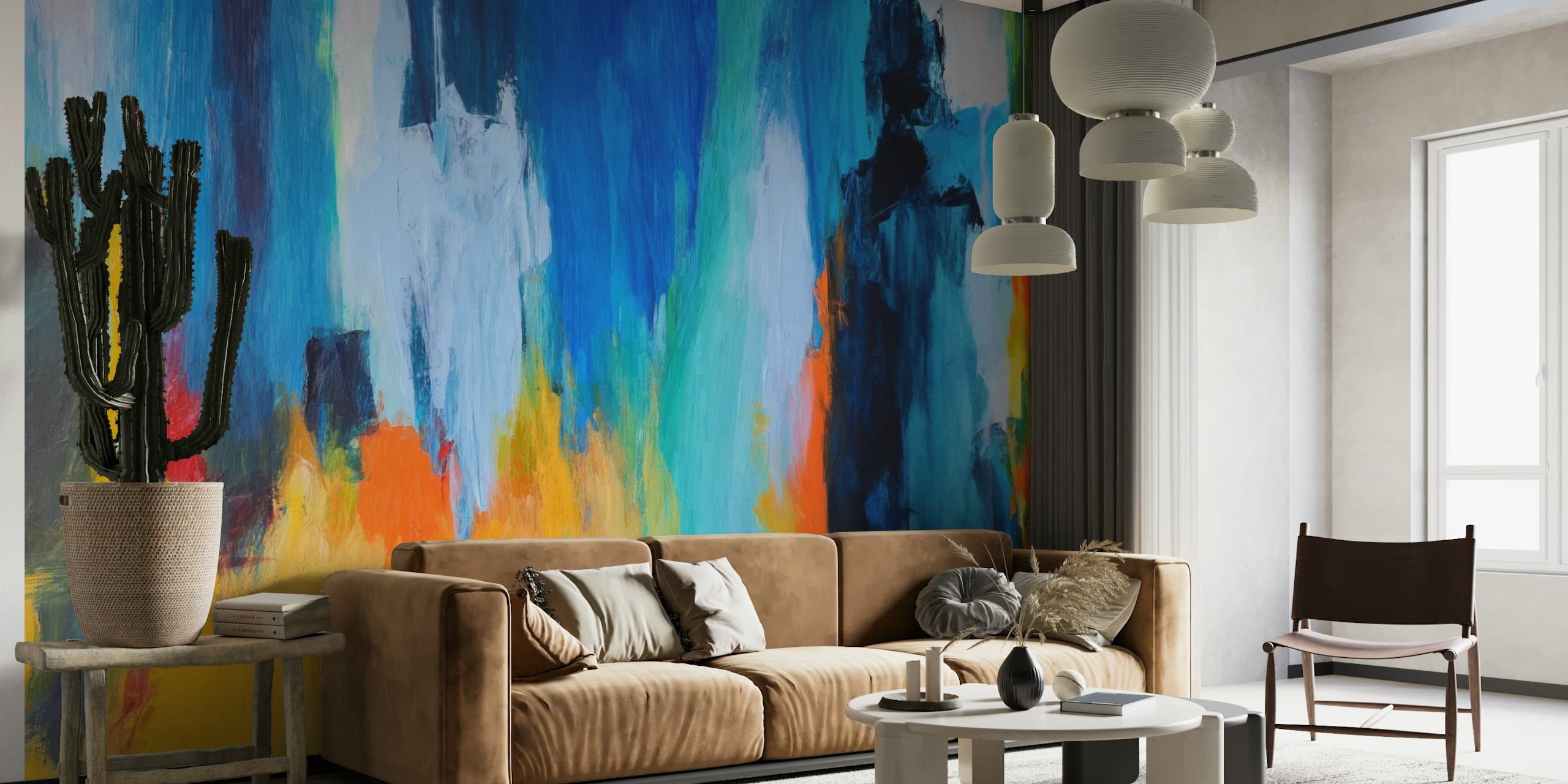 Colorful Brushstrokes 3 wallpaper