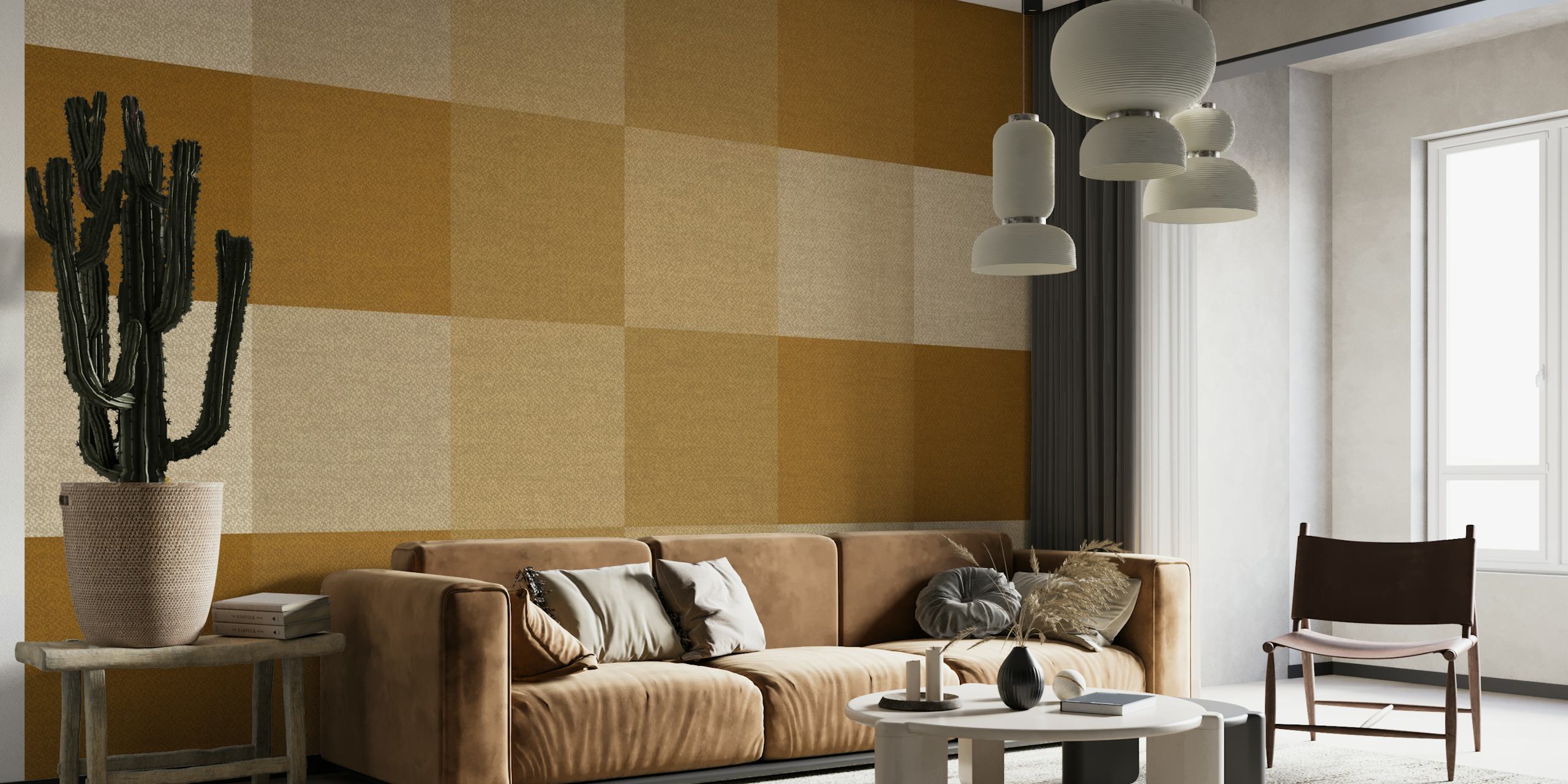 Linen Checkerboard wallpaper