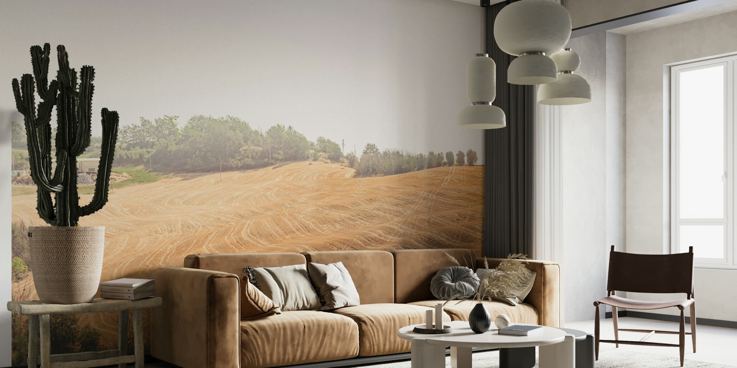 Toscana field of Gold tapet i et rom