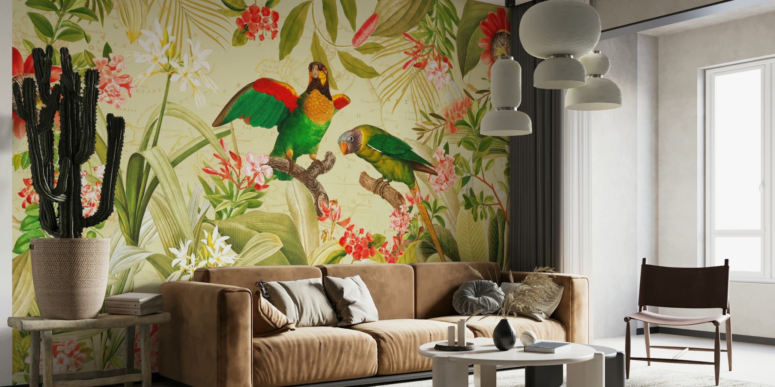 Sunny Day In The Birds Jungle wallpaper