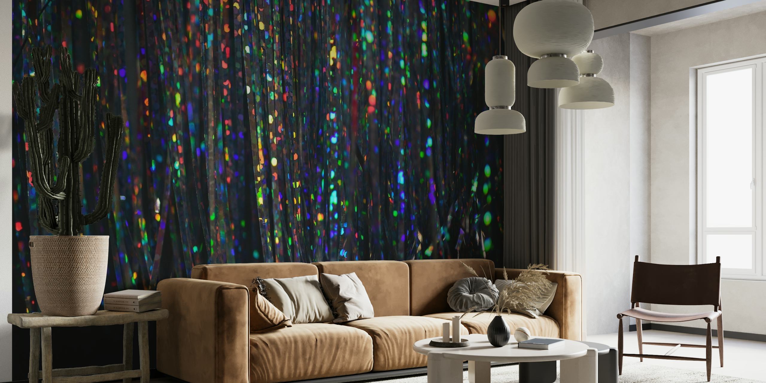 Holographic Tinsel Glam 1 wallpaper